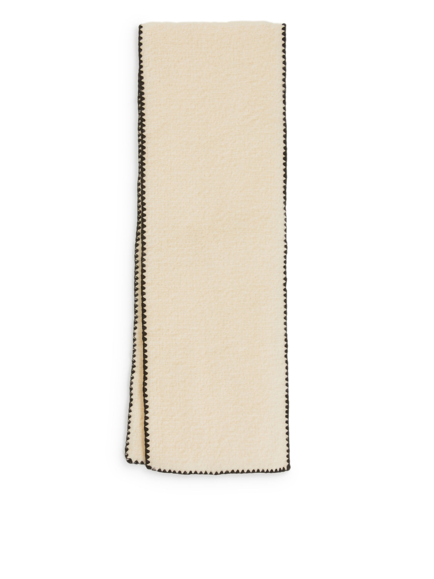 Blanket-Stitch Scarf - Beige - Women - 1260932001