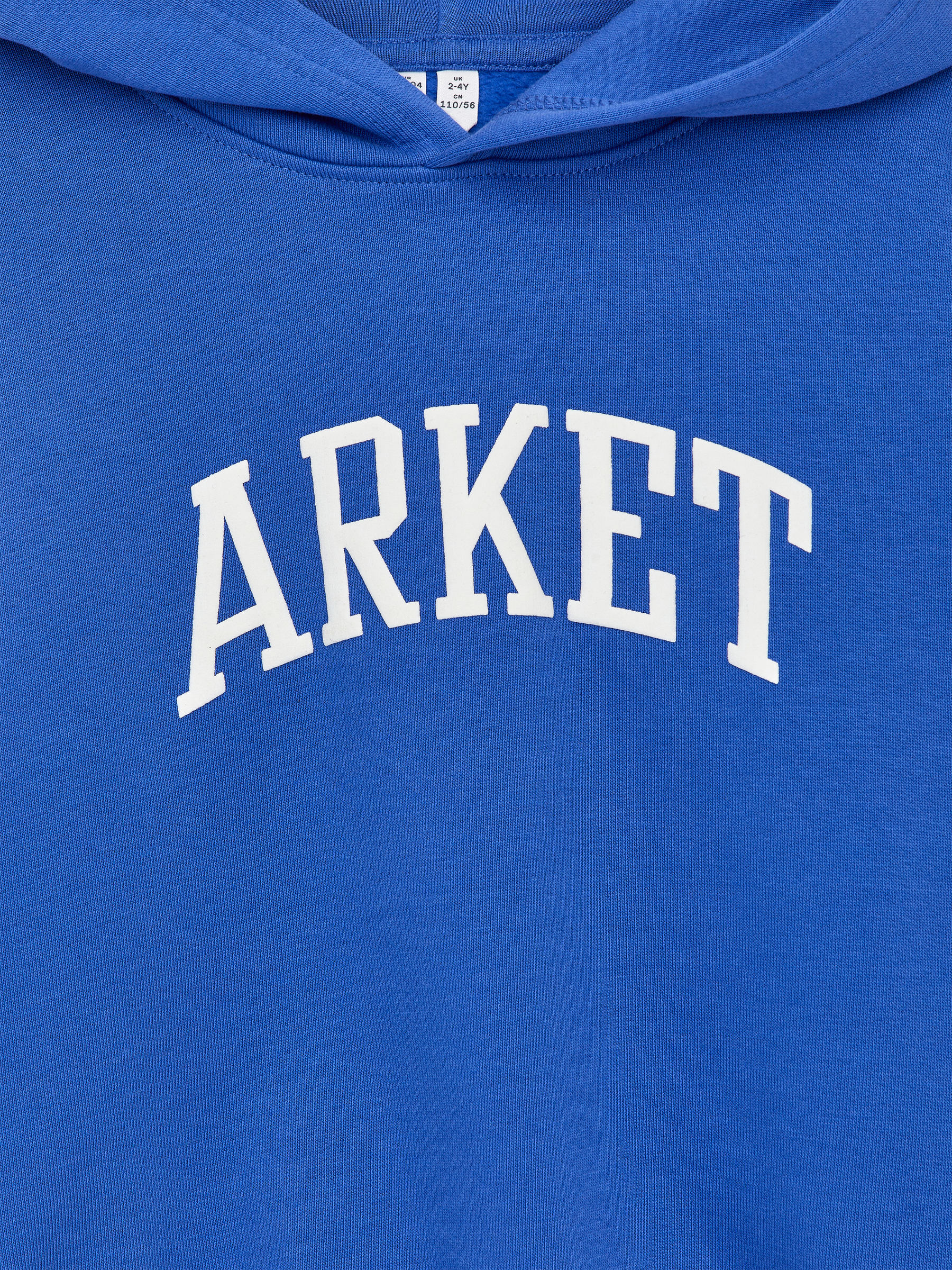 Heavyweight Hooded Sweatshirt - Bright Blue - Loose fit - Children - StillMedia/DescriptiveDetail - 2