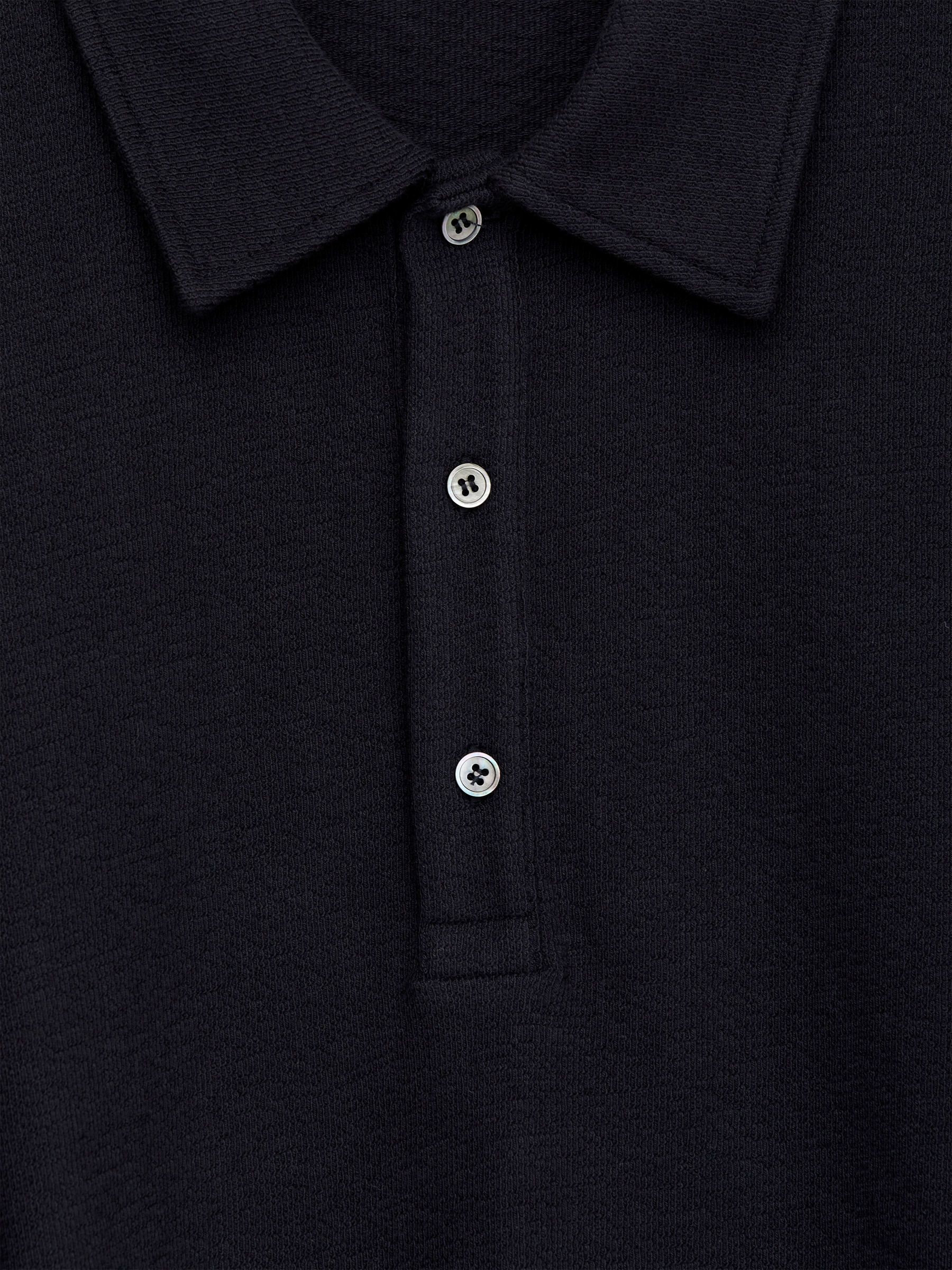 Short-Sleeve Polo Shirt - Dark Blue - Regular fit - Men - StillMedia/DescriptiveDetail - 1