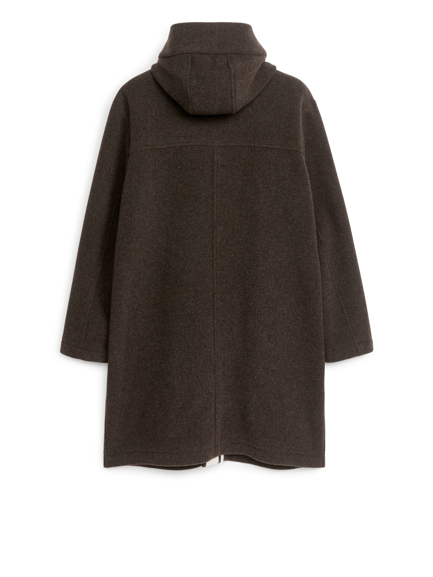 Hooded Duffle Coat - Brown Melange - Regular fit - Men - StillMedia/DescriptiveStillLife - 6