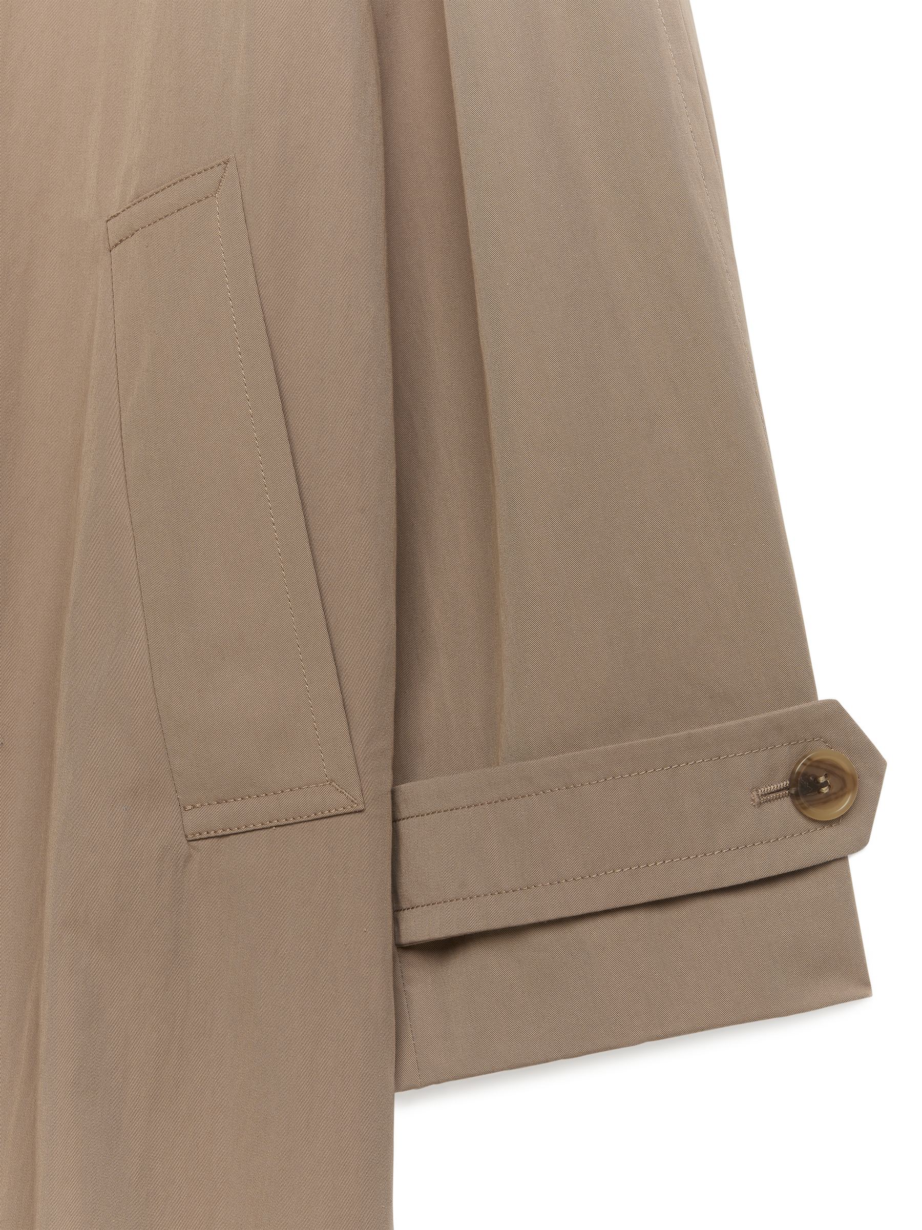 Trench in misto cotone - Beige scuro - Oversize - Women - StillMedia/DescriptiveDetail - 1