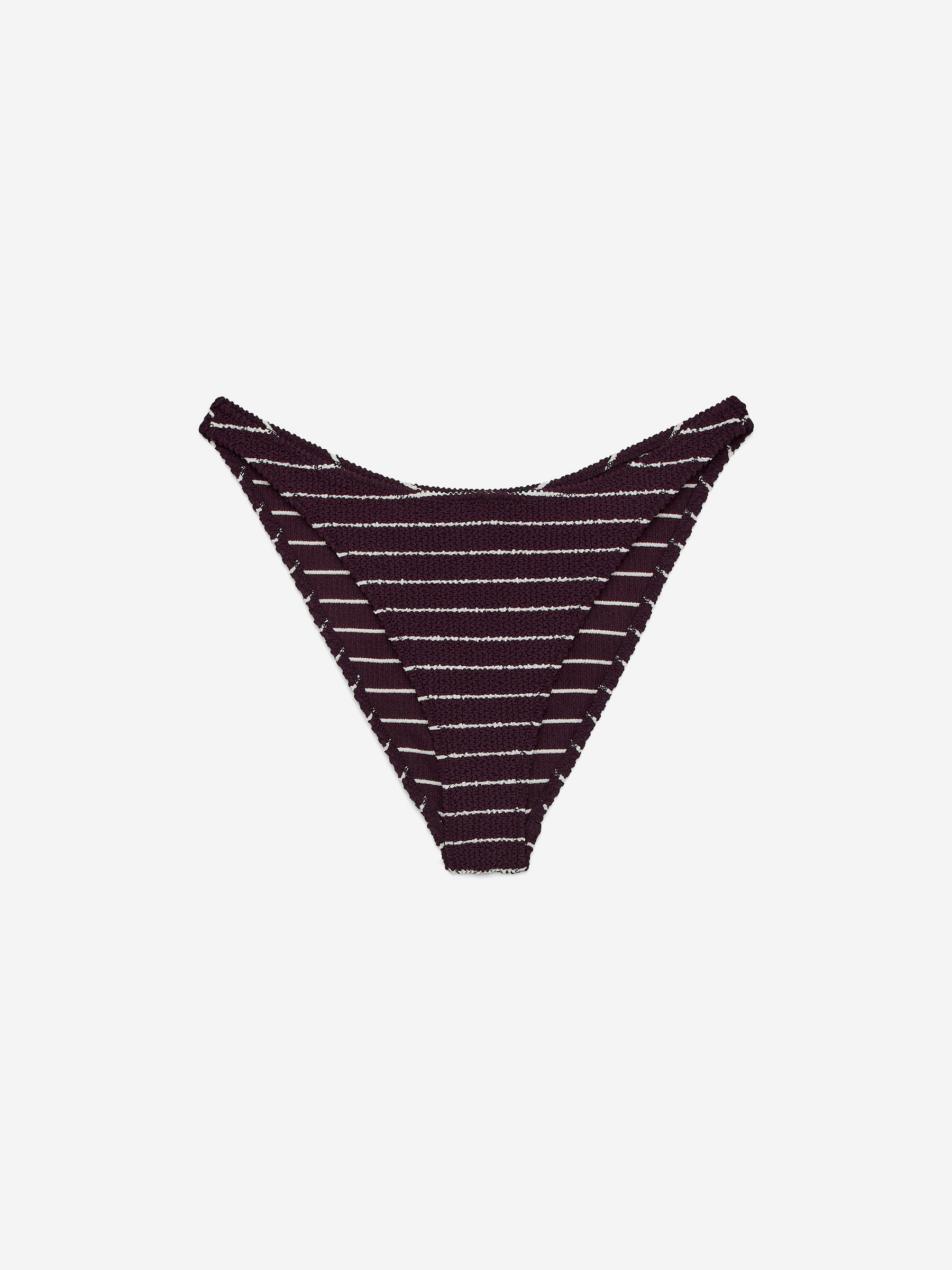 Textured Bikini Bottoms-#402A32-15380