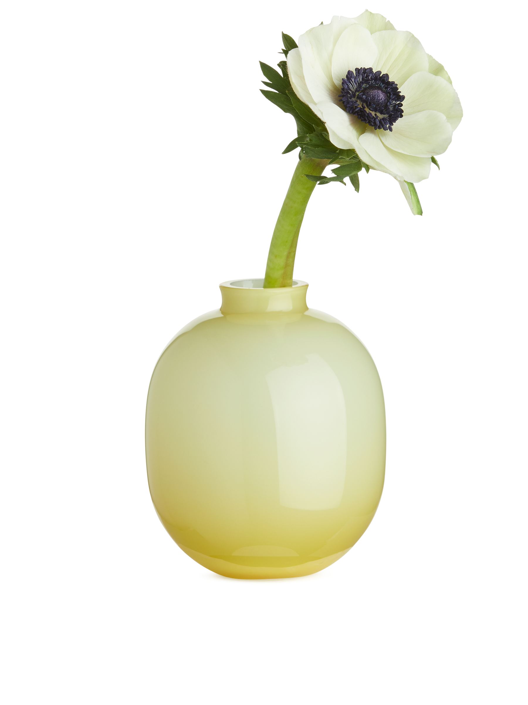 Feine Glasvase, 9  cm - milchig gelb - Haushaltswaren - StillMedia/DescriptiveStillLife - 2