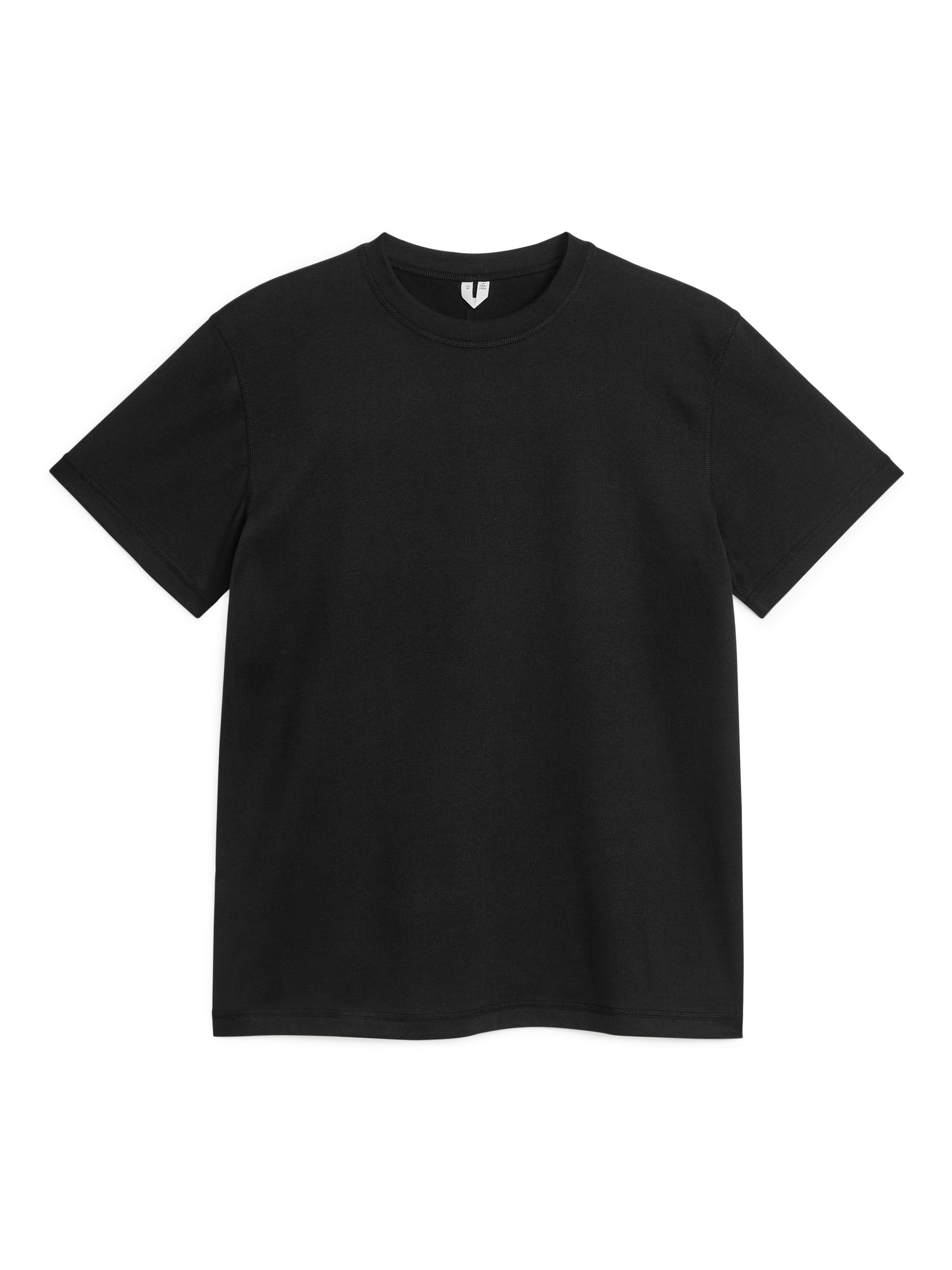 Lekki sportowy T-shirt - Black - Fason normalny - Men - StillMedia/DescriptiveStillLife - 1