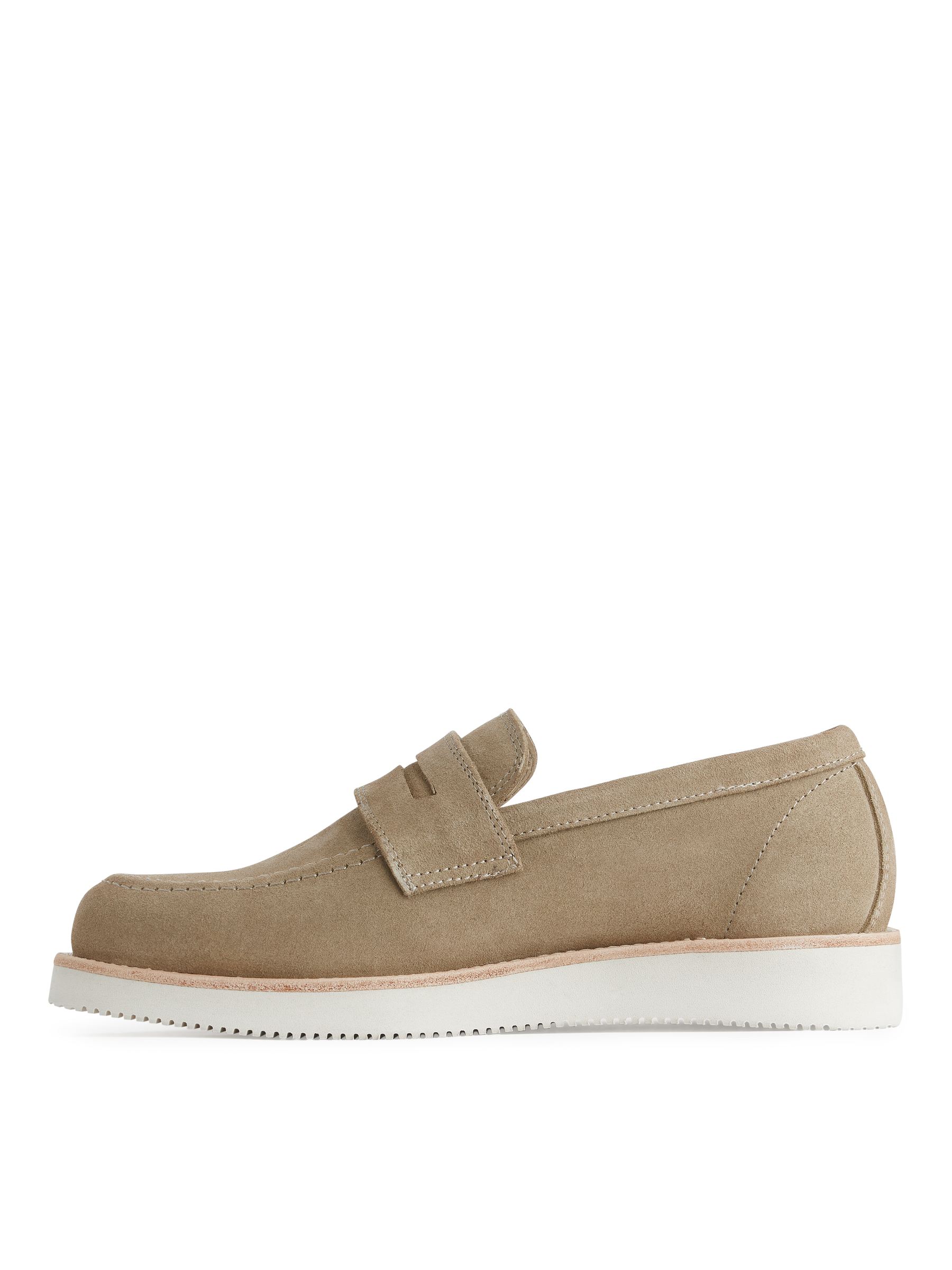 Mocasines de ante y VIBRAM® - Beige - Men - StillMedia/DescriptiveStillLife - 3