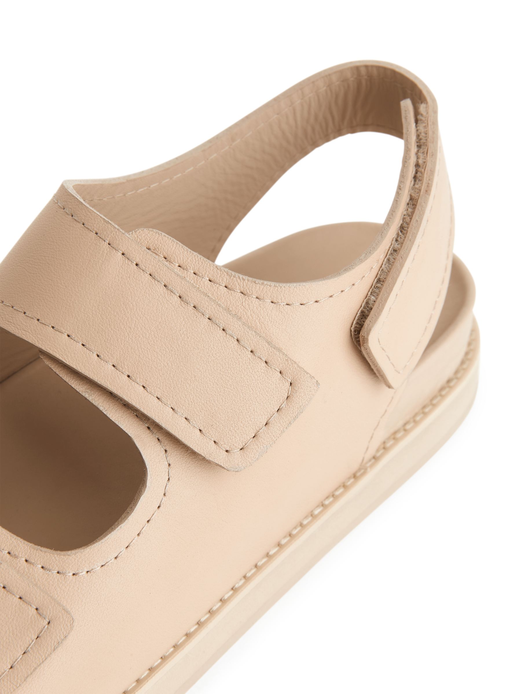 Chunky Leather Sandals - Beige - Women - StillMedia/DescriptiveDetail - 2
