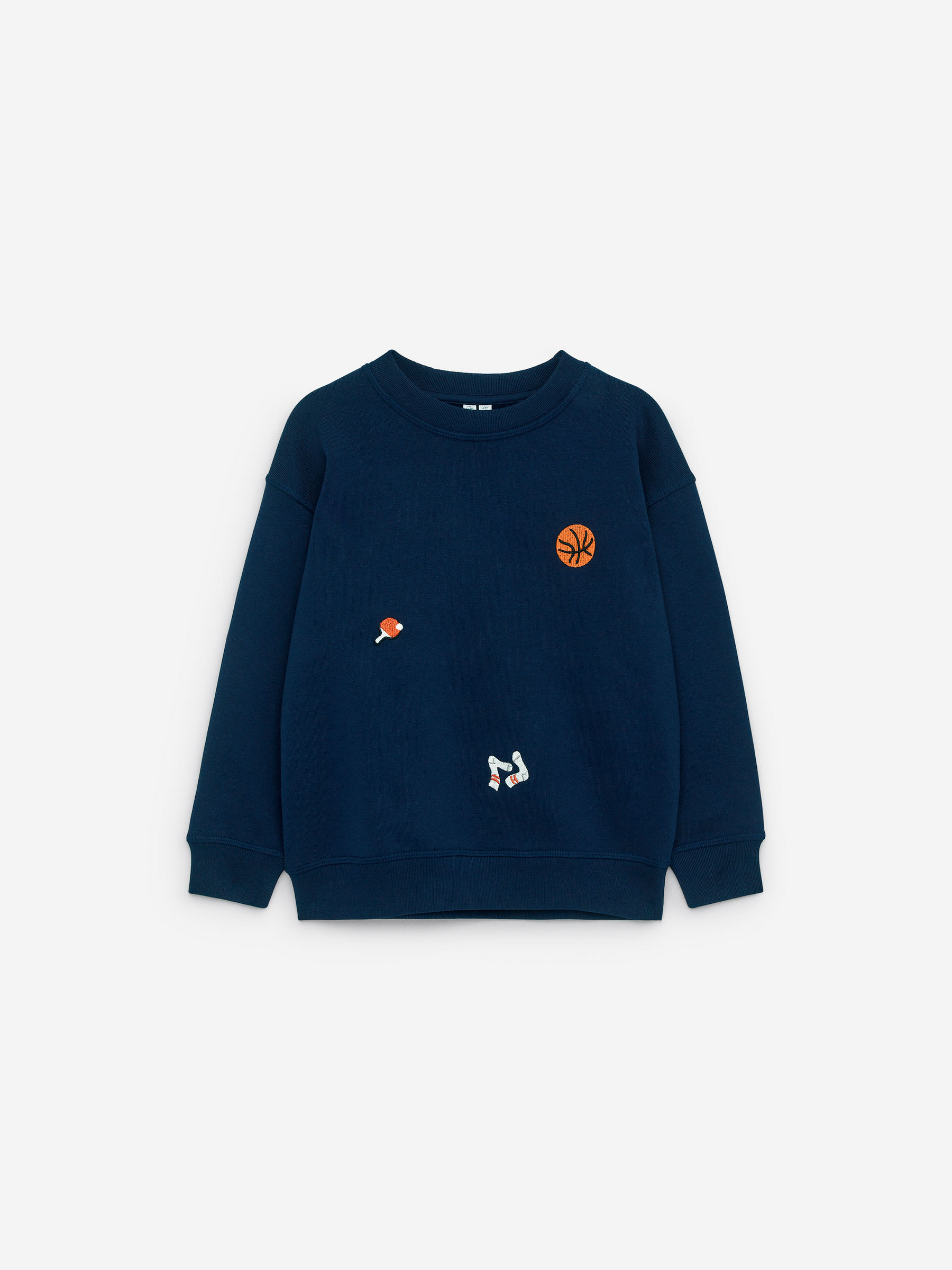 Embroidered Sweatshirt-#23263B-16090