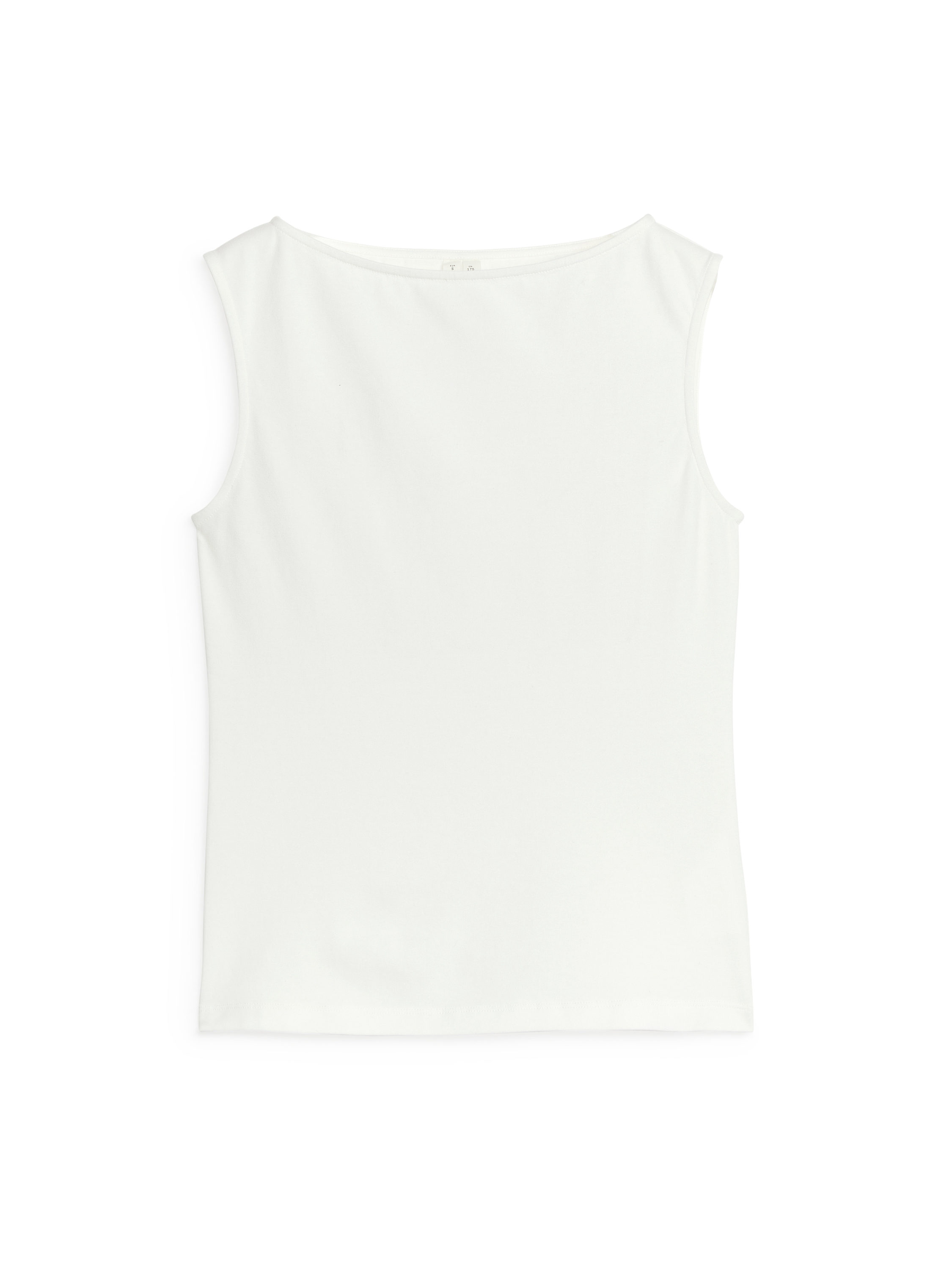 Boat Neck Tank Top – Off White – Women – ARKET DK