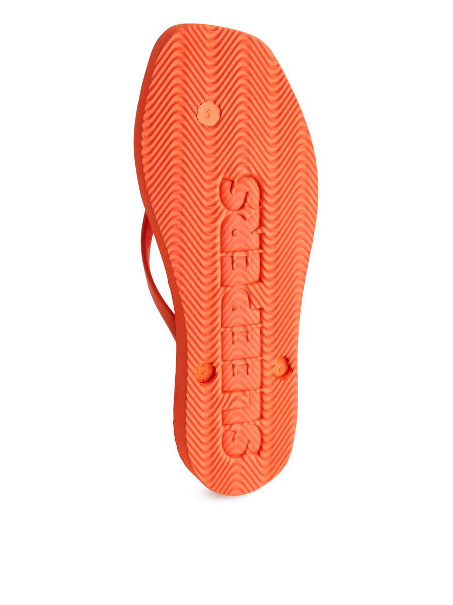 Sleepers Tapered Flip Flops - Orange - Women - 1164443003