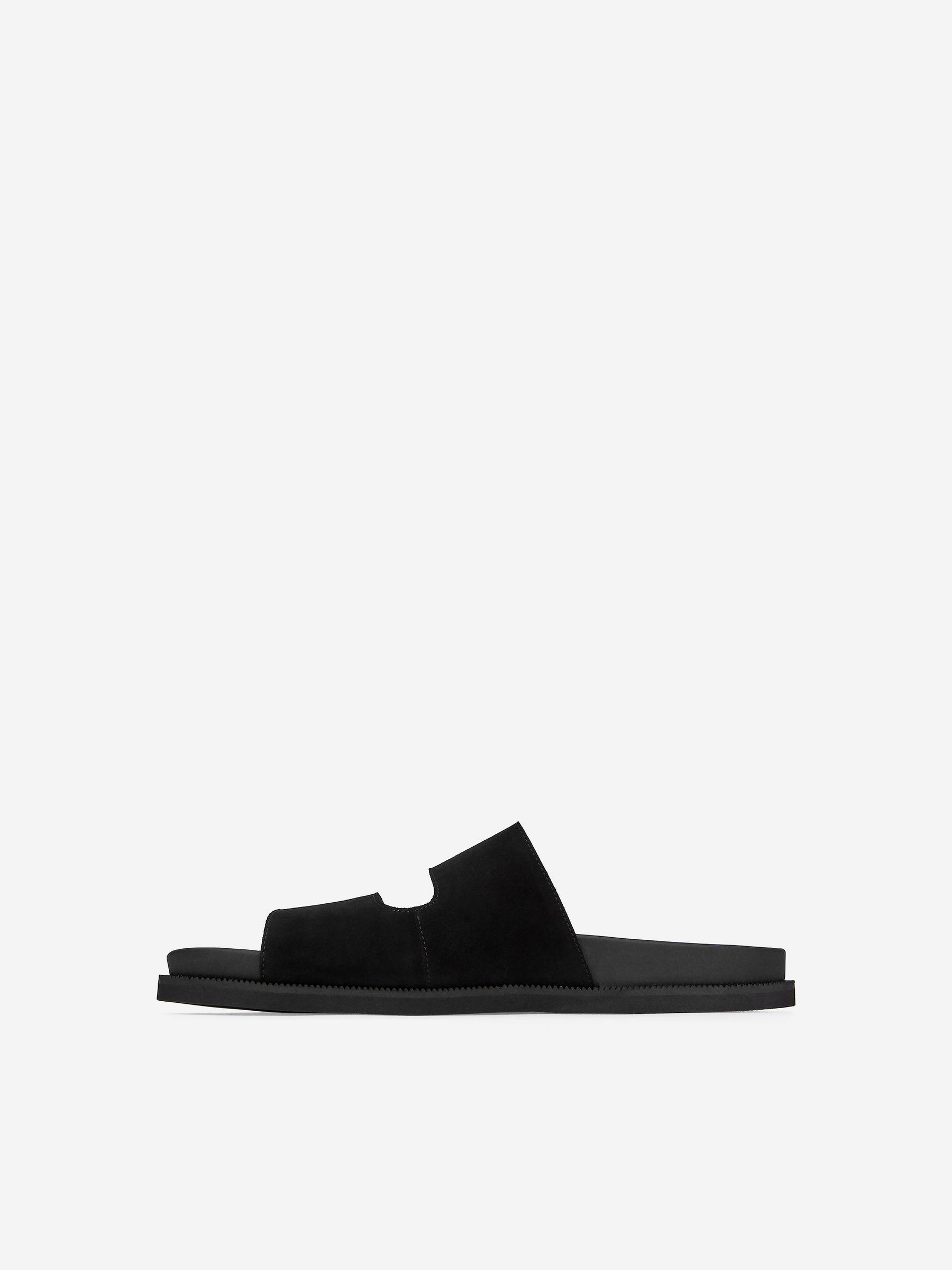 Suede Sandals - Black - Men - StillMedia/DescriptiveStillLife - 2