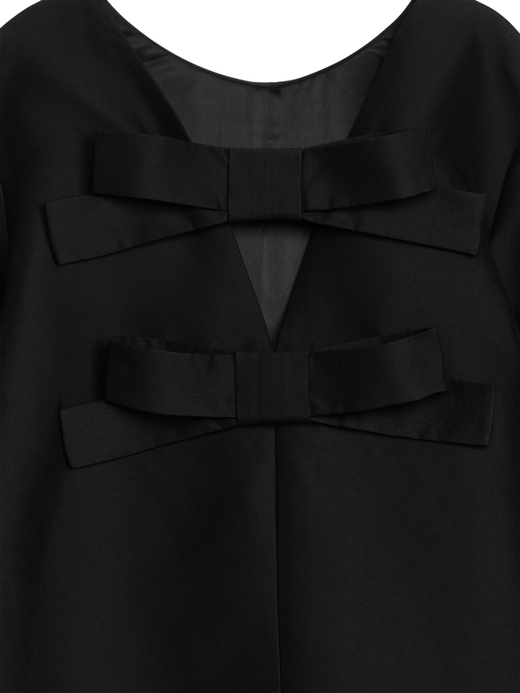 Bow Dress - Black - Regular fit - Women - StillMedia/DescriptiveDetail - 2
