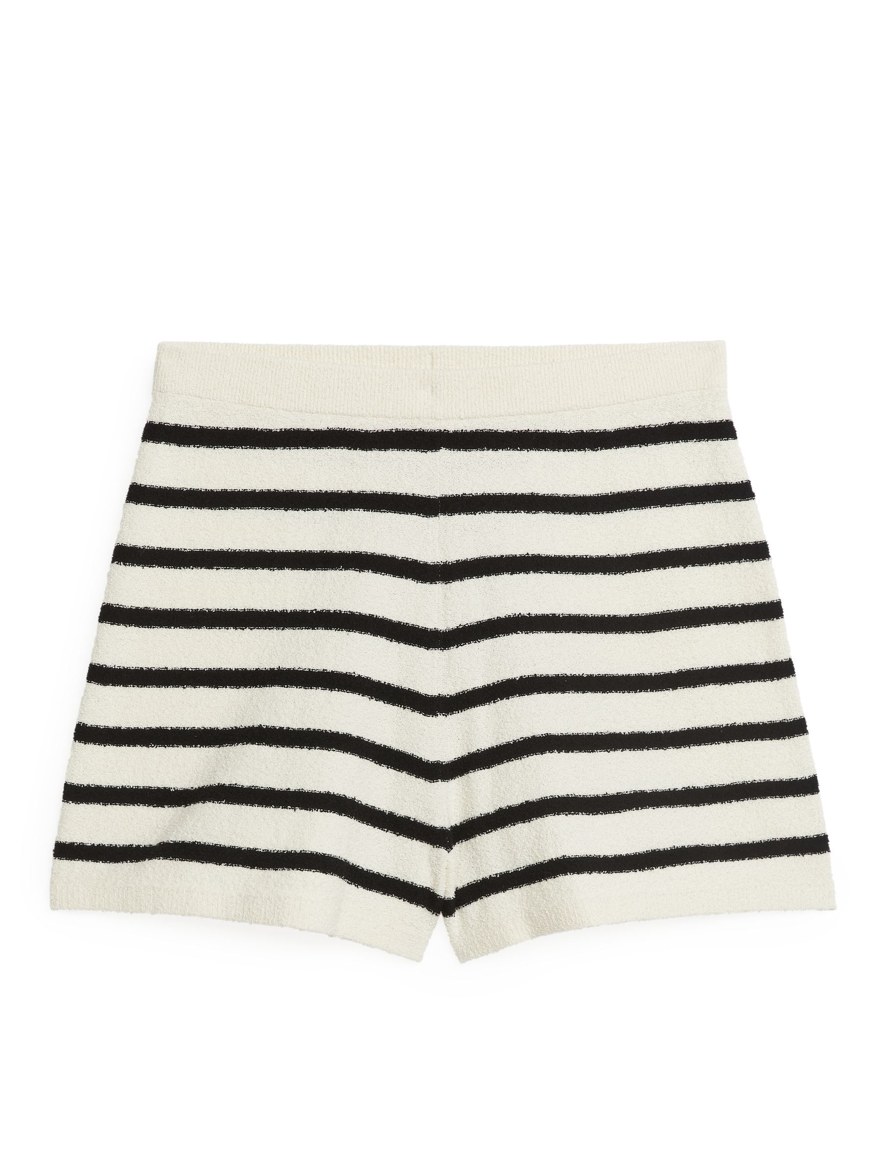 Pantalones cortos de bouclé-#DCD6C7-11840