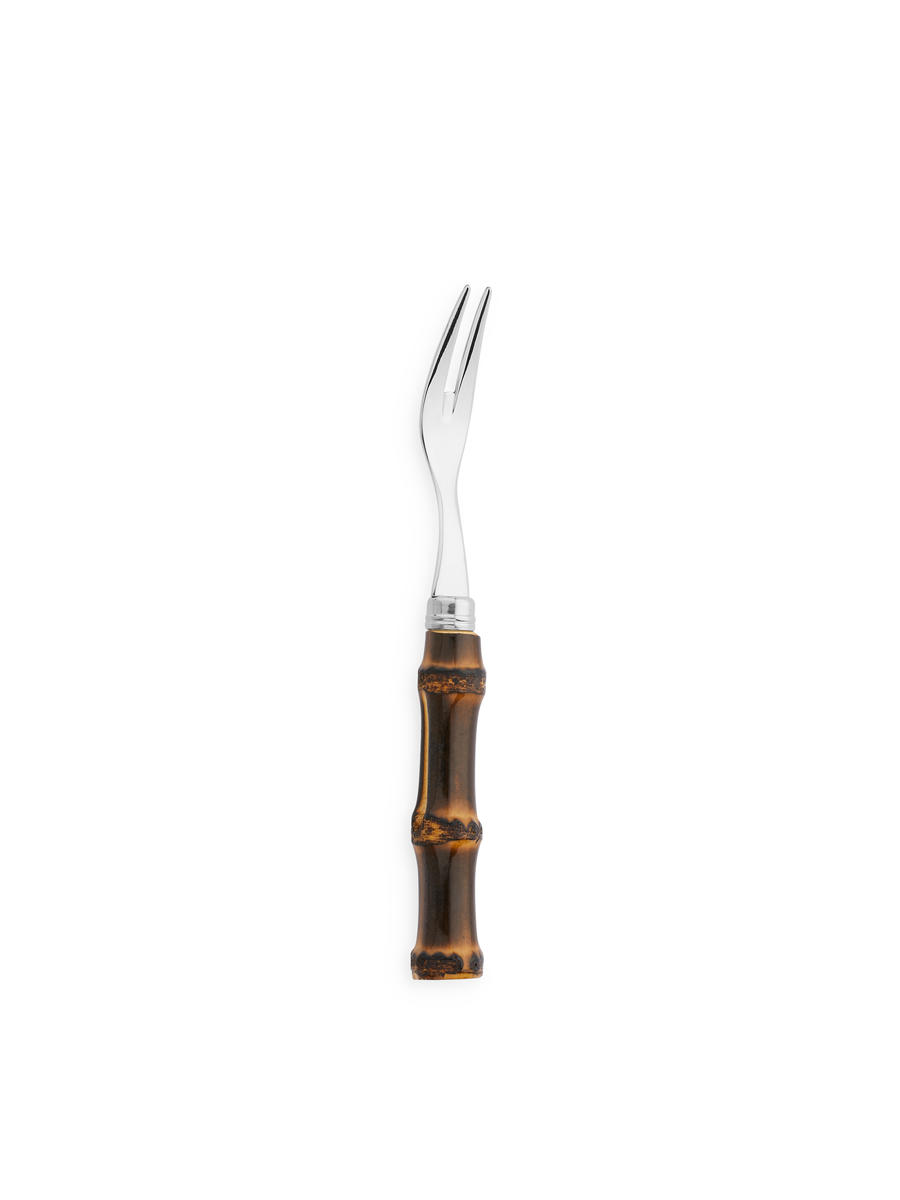 Sabre Paris Cocktail Fork-#7D6B44-12882