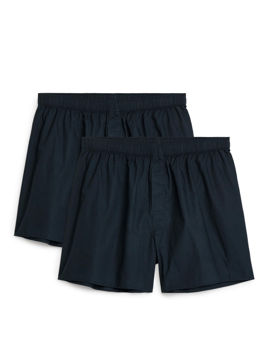 Woven Boxers, Set of 2-#54586D-8385