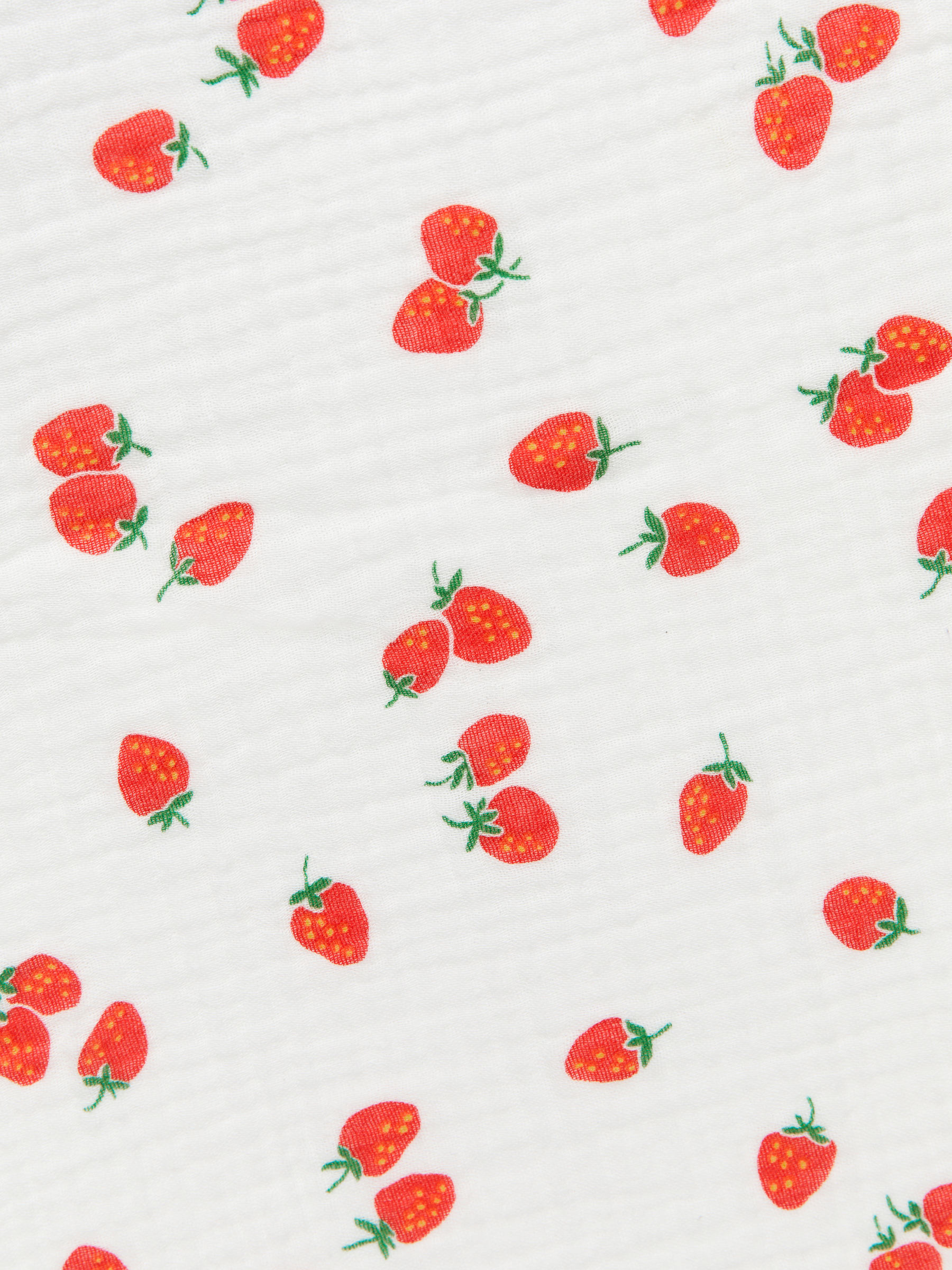Muslin Blanket - White/Strawberries - Children - StillMedia/DescriptiveDetail - 3