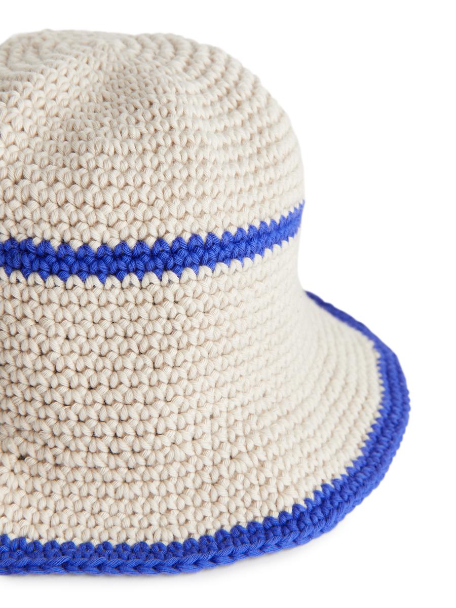 Crochet Sunhat-#3B4EA3-5121