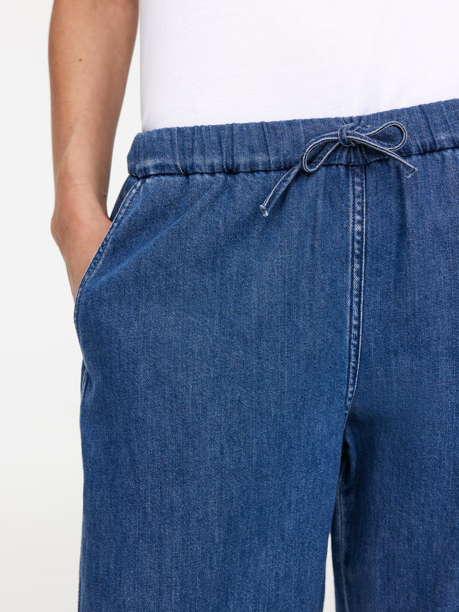 Denimhose mit Kordelzug-#485577-7033