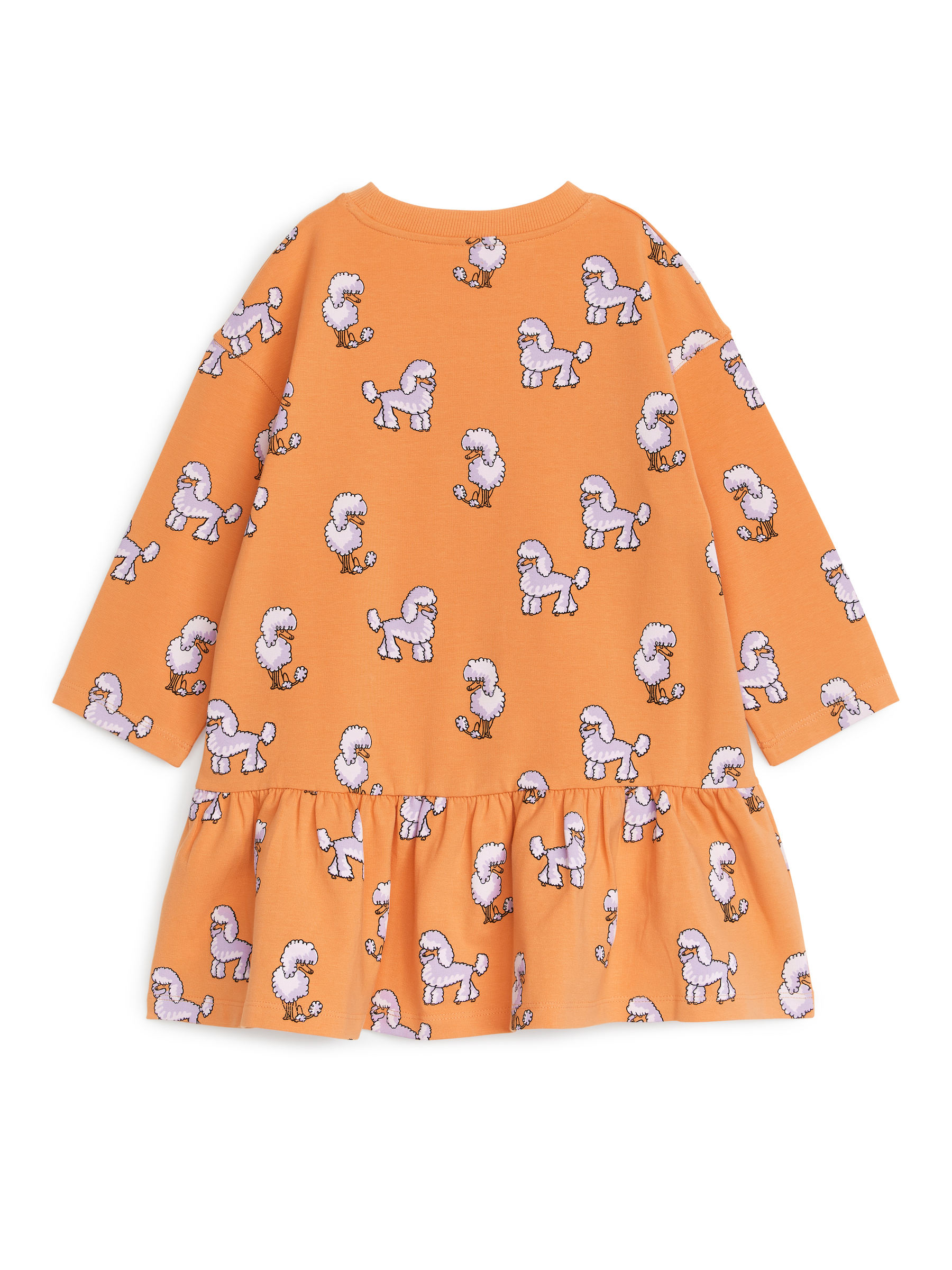 Vestido de punto con volantes - Naranja - Corte estándar - Children - StillMedia/DescriptiveStillLife - 1