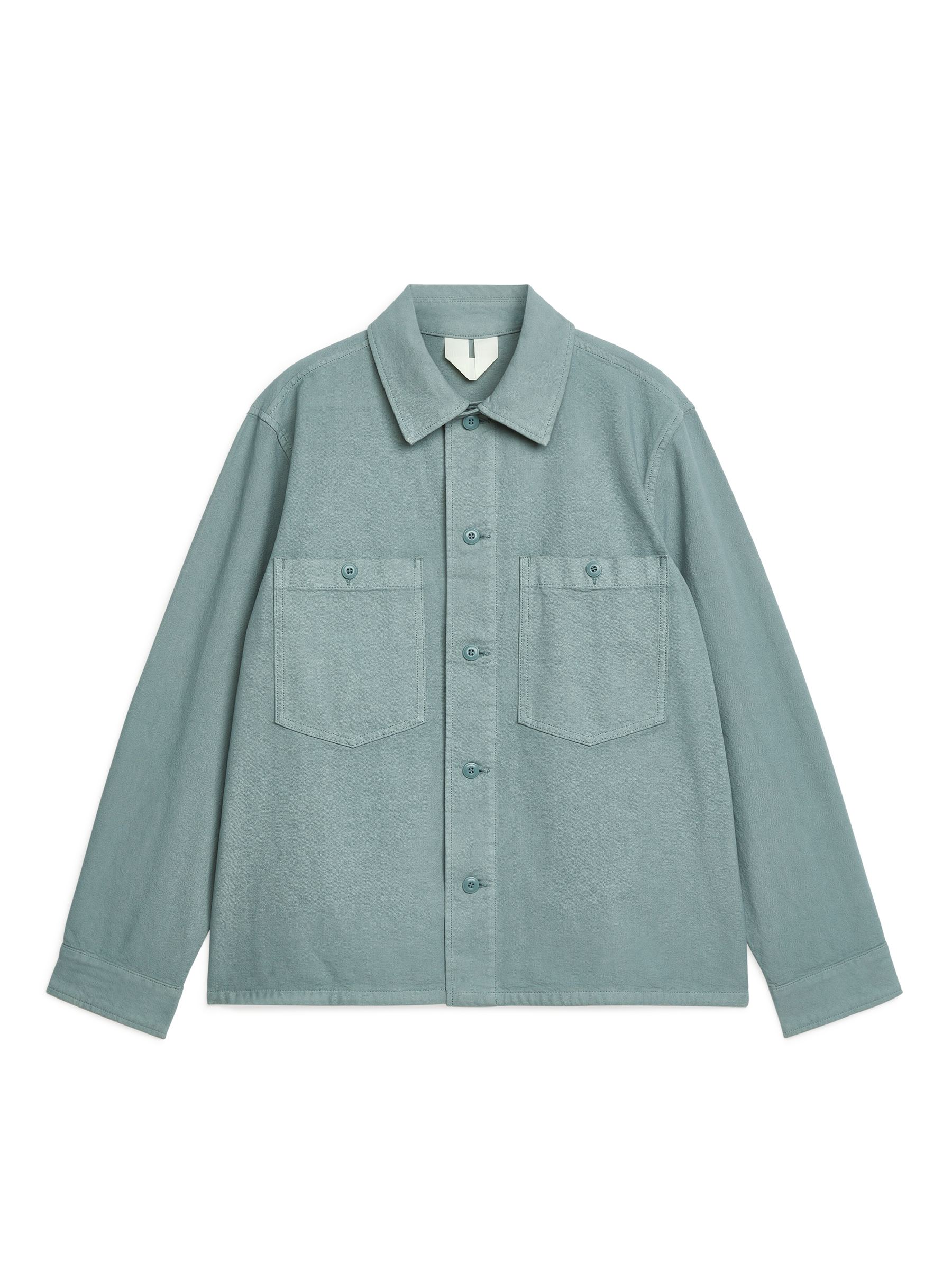 Giacca utility in tela di cotone - Menta - Loose fit - Men - StillMedia/DescriptiveStillLife - 2