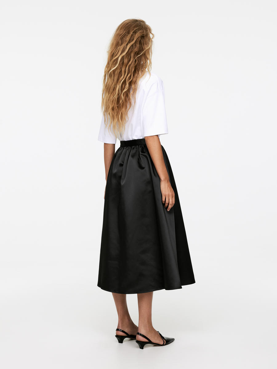 Taffeta Skirt-#272628-3296