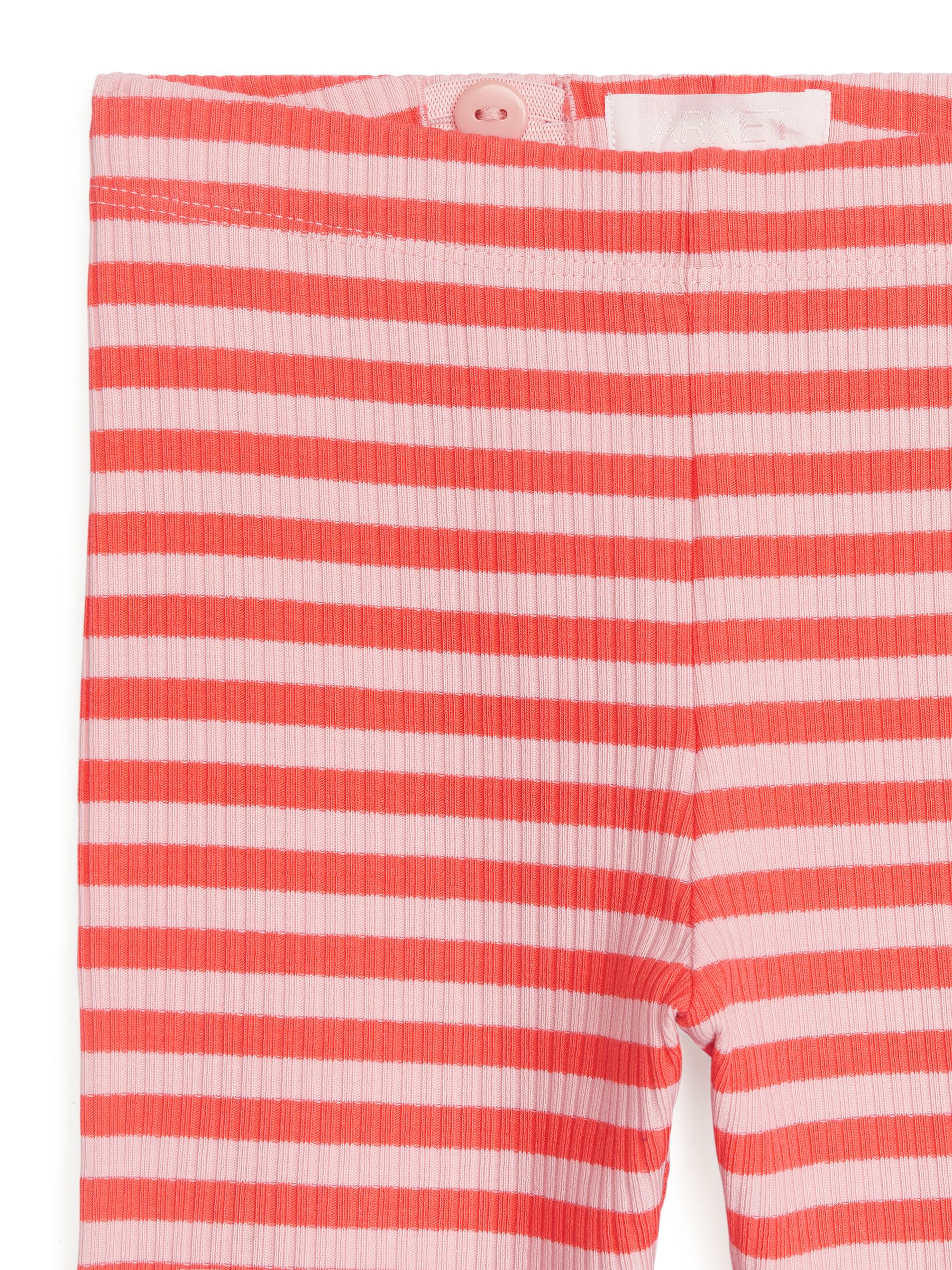 Pantalones cortos de ciclista en punto de canalé - Naranja/rosa - Corte estándar - Children - StillMedia/DescriptiveStillLife - 1