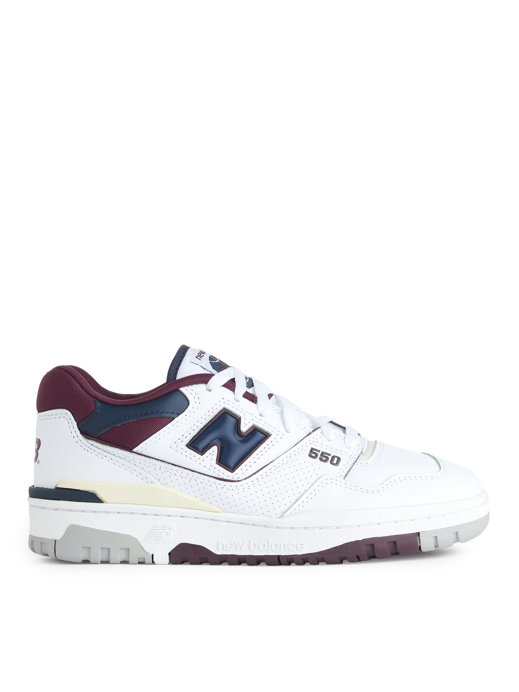 Sneakers New Balance 550 - Bianco/Bordeaux/Blu - Women - StillMedia/DescriptiveStillLife - 3