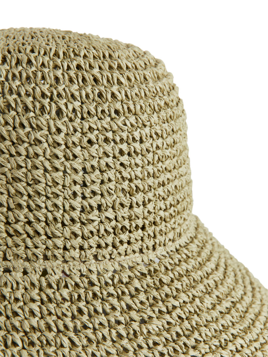 Straw Hat - Khaki Green - Women - 1201202001