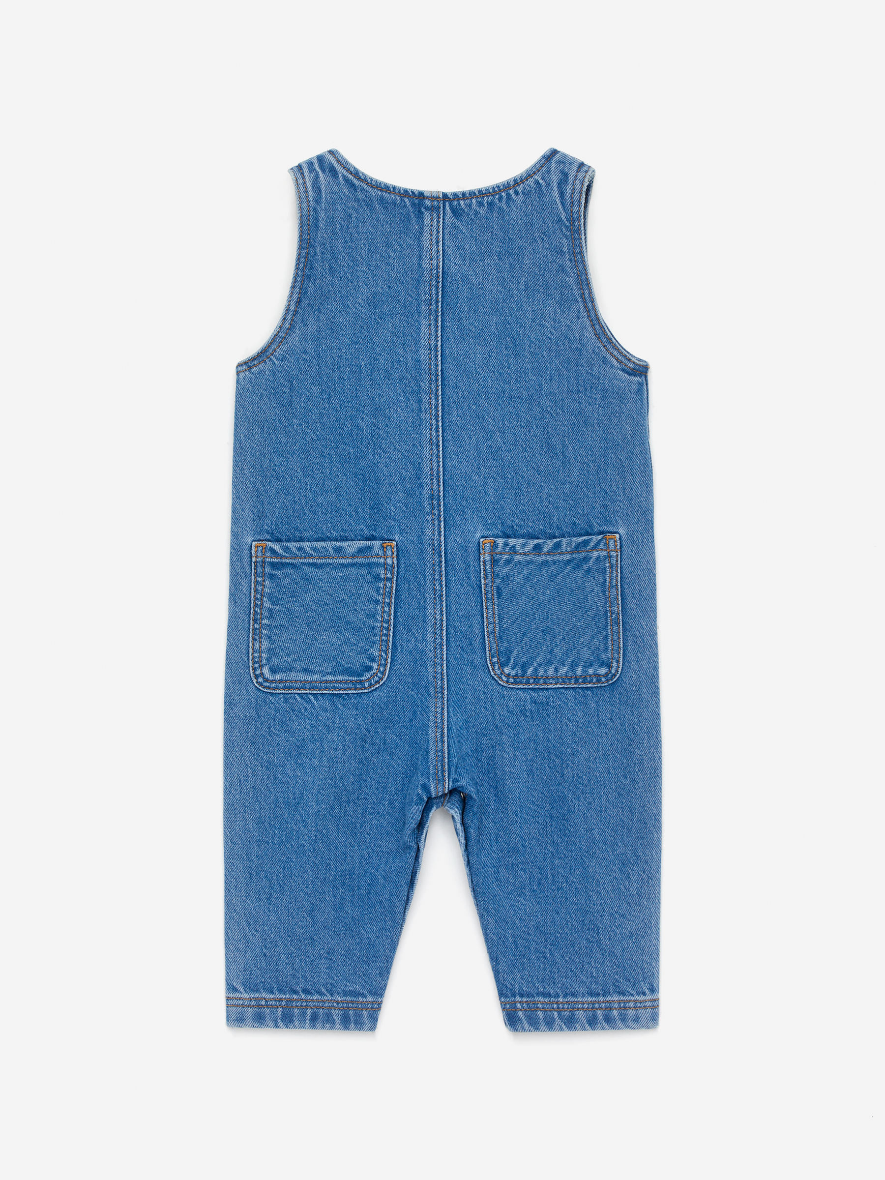 Combinaison en denim-#40427C-14742