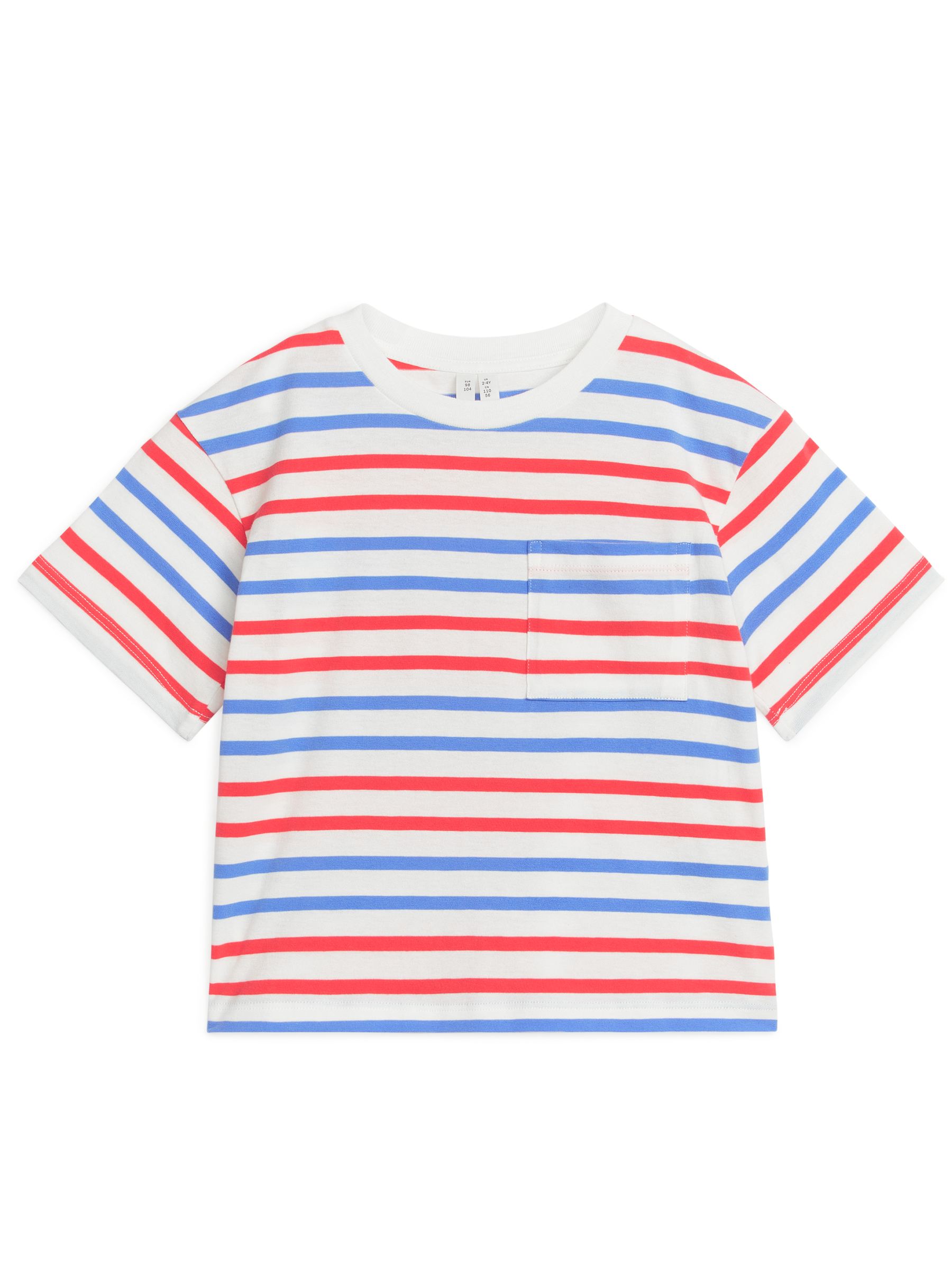 T-shirt con dettaglio con tasca - Rosso/Blu/Bianco - Regular fit - Children - StillMedia/DescriptiveStillLife - 3