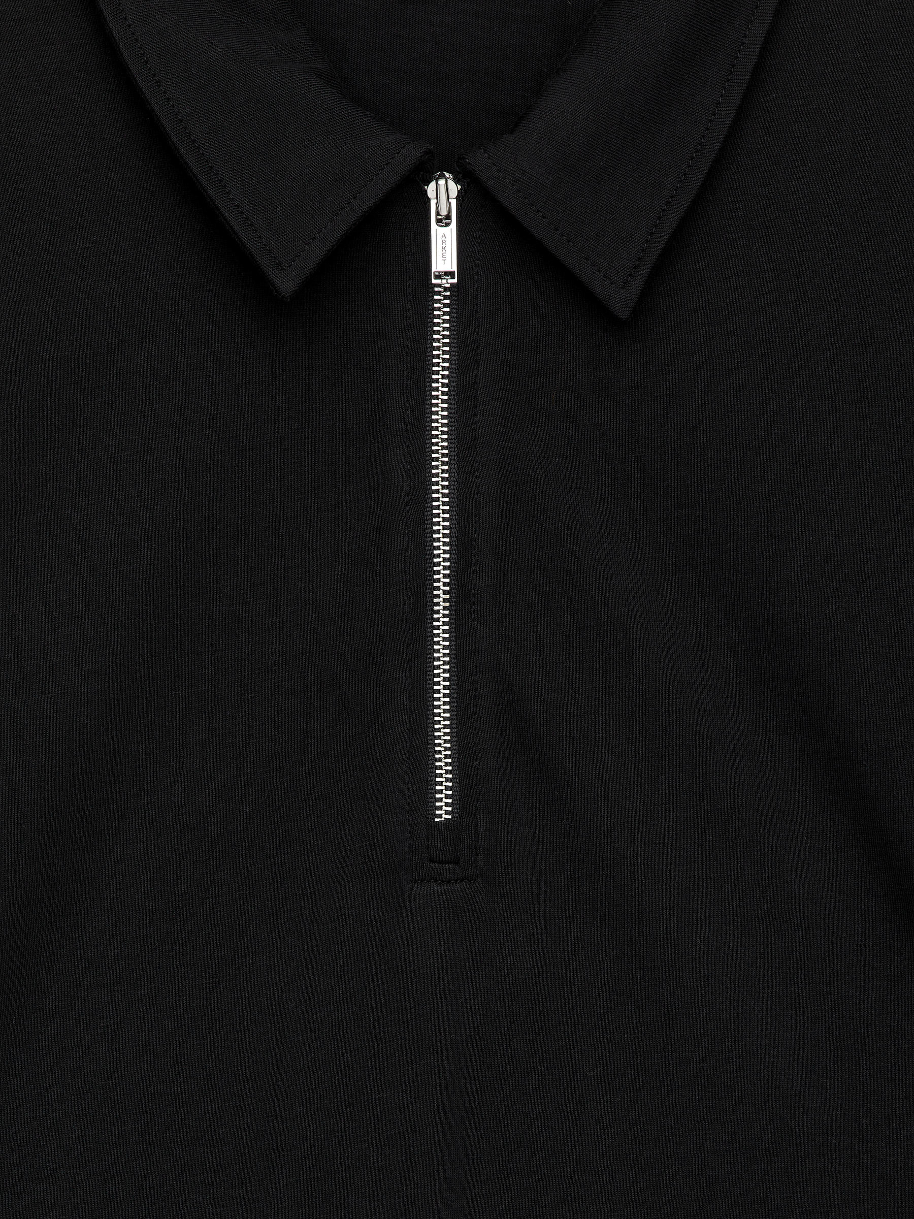 Haut demi-zippé - Noir - Slim fit - Femme - StillMedia/DescriptiveDetail - 1