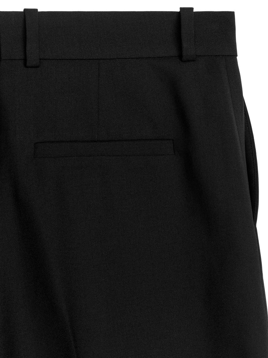 Culotte aus Wollmischung - Schwarz - Loose Fit - Women - 1213789001