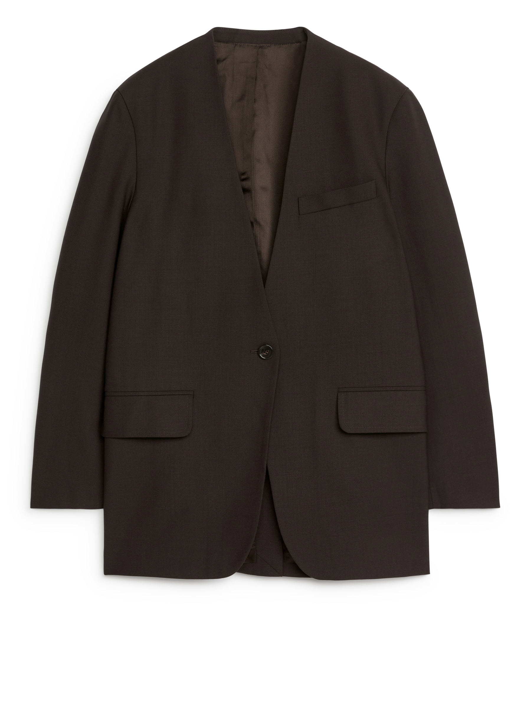 Collarless Blazer-#403835-6908
