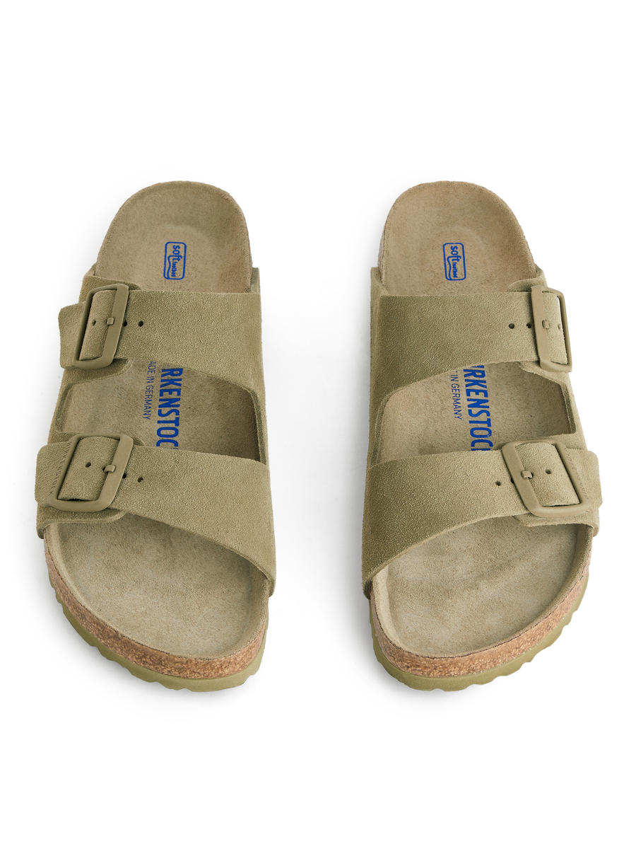 Birkenstock Arizona Suede Sandals-#A9997B-11997