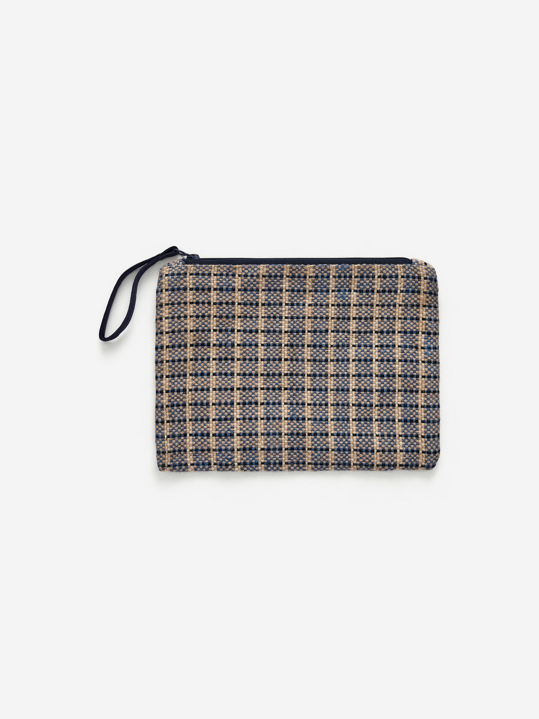 Jute Pouch-#929AB5-15358