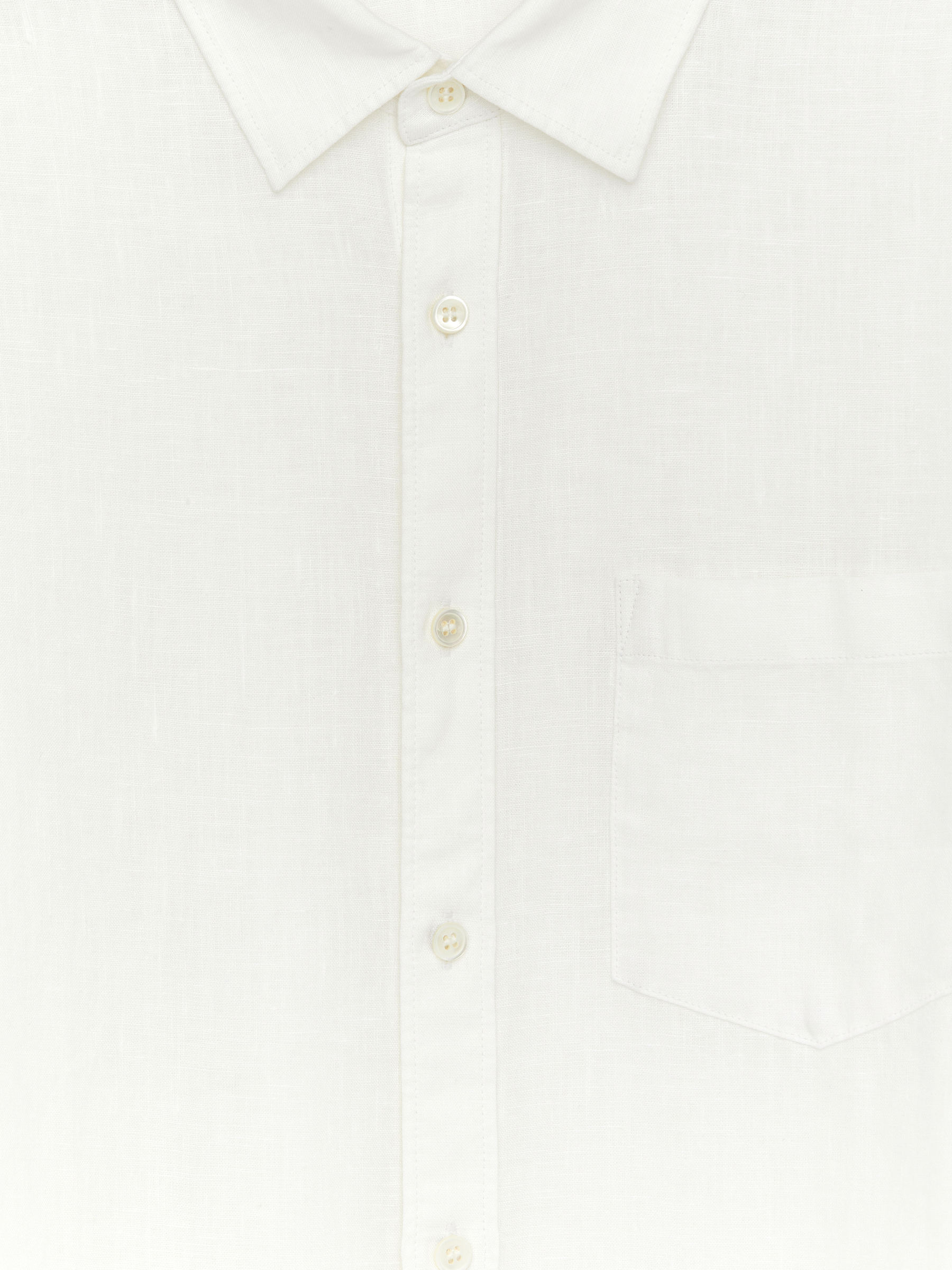 Regular-Fit Linen Shirt - White - Regular fit - Men - StillMedia/DescriptiveDetail - 2