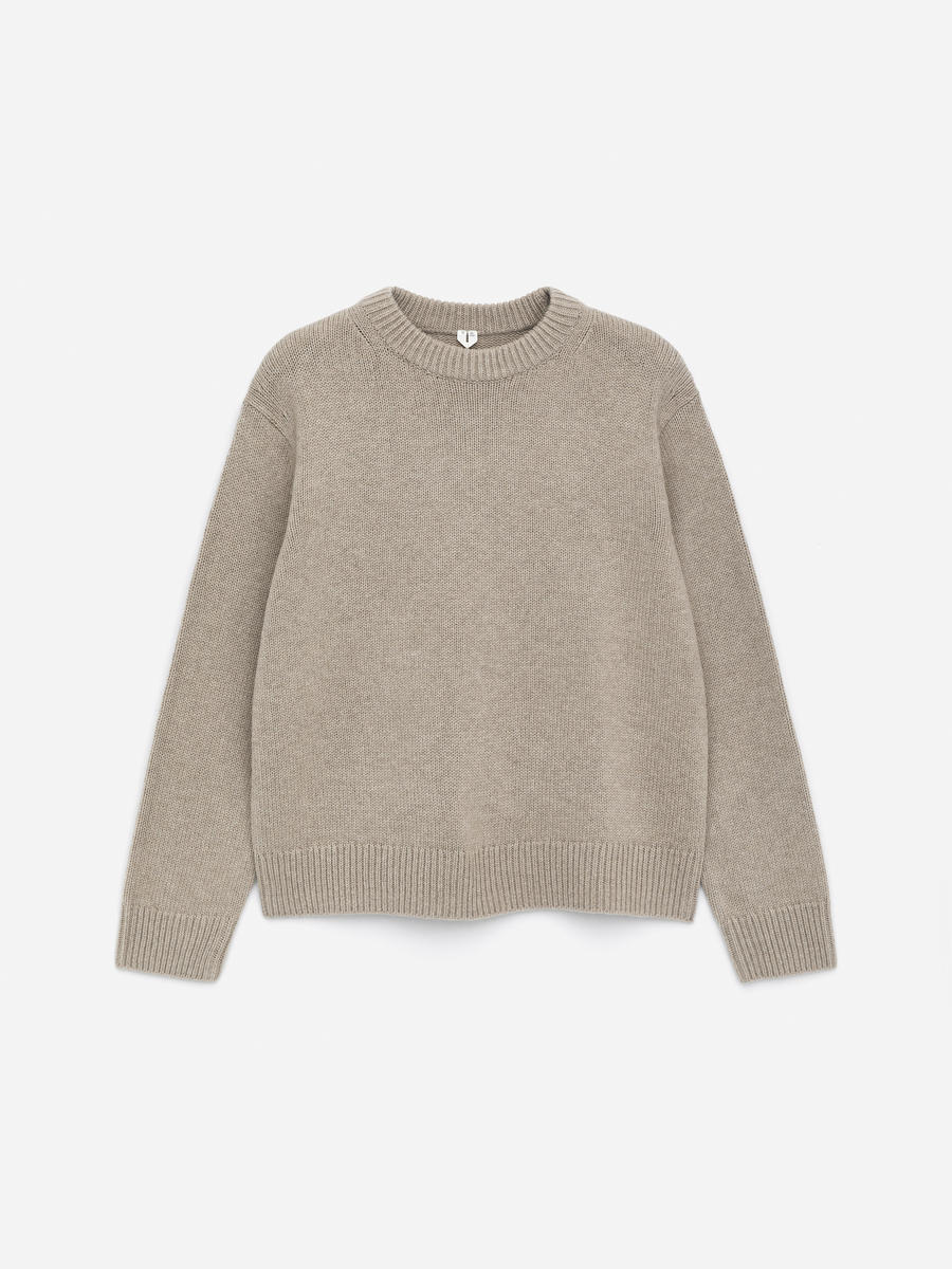 ARKET Men's  Heavy Knit Wool Jumper Beige,  size S
