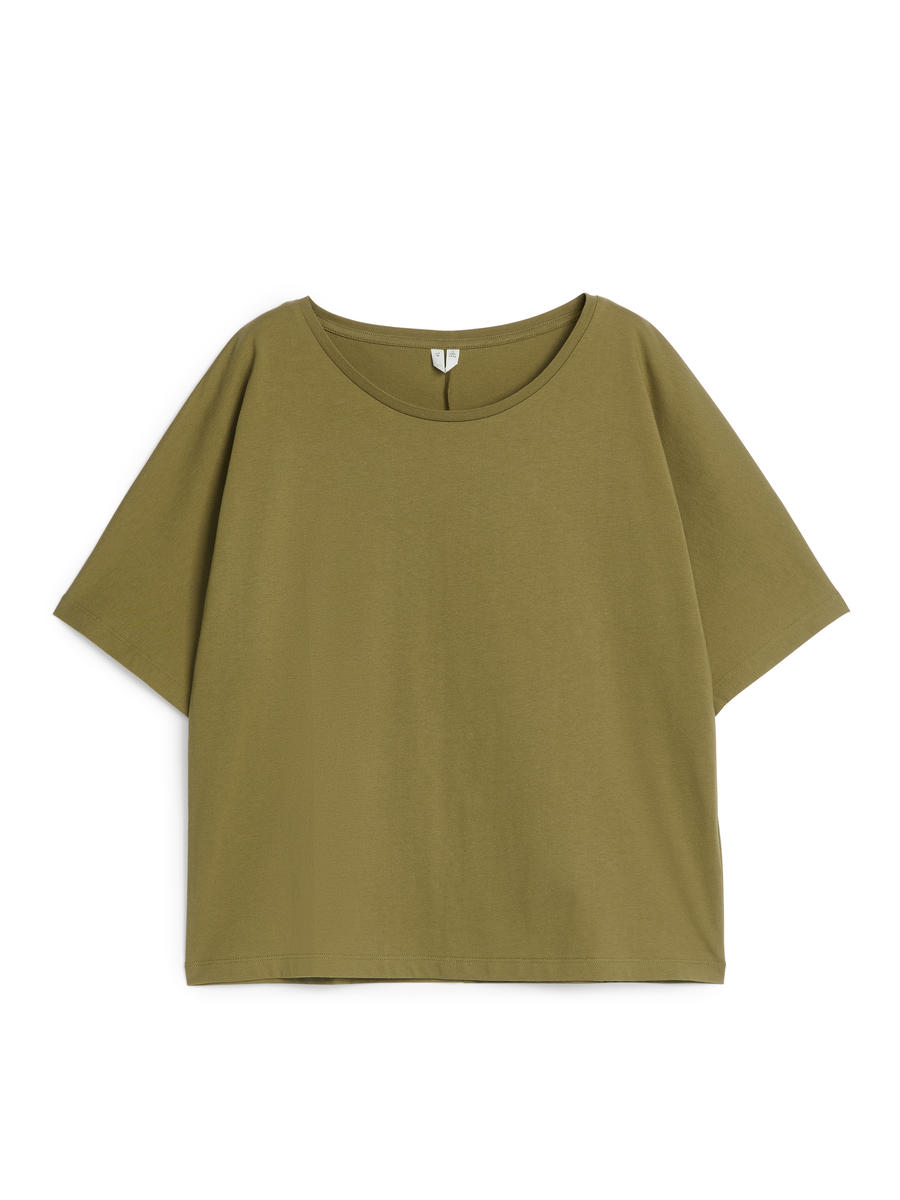 Relaxed T-Shirt-Green-7272