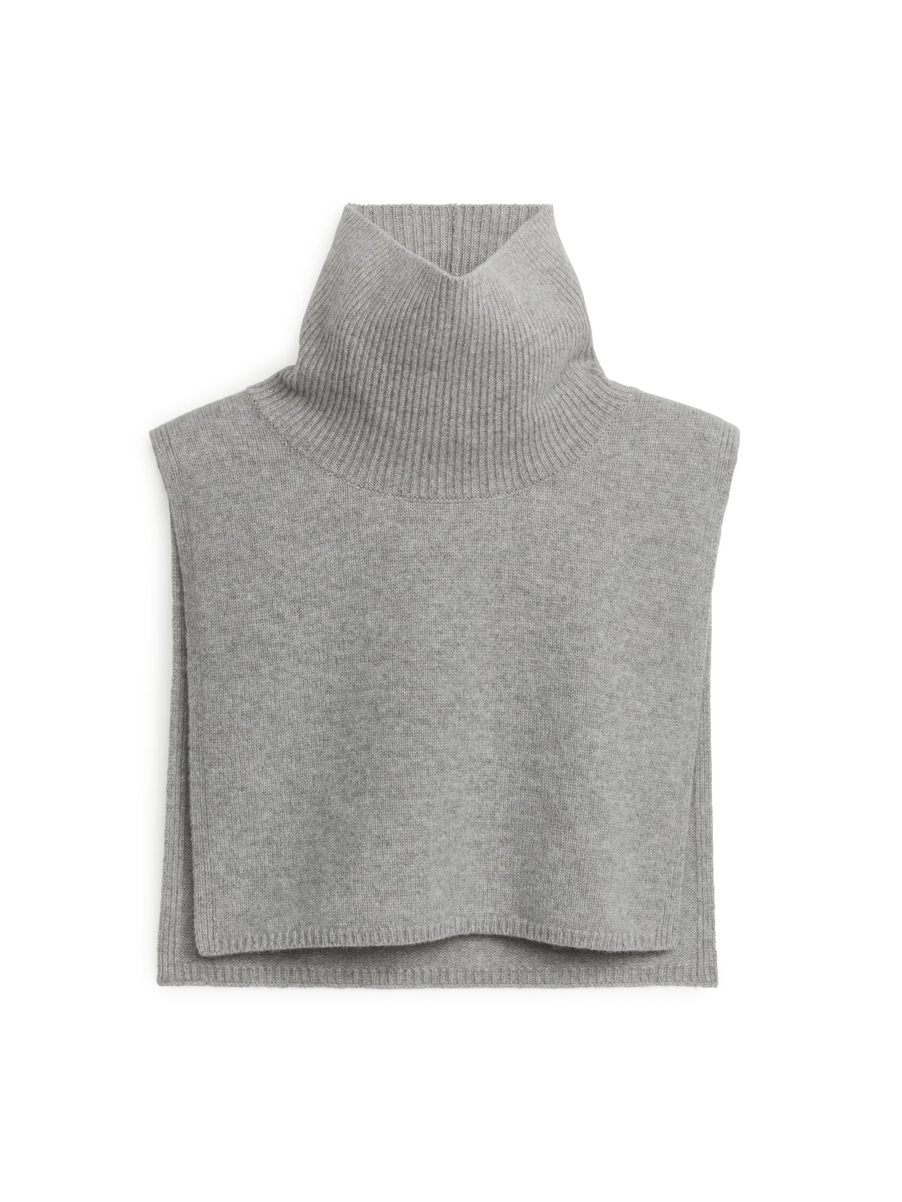 CashmereRollNeckBib - Light Grey Melange - Women - StillMedia/DescriptiveStillLife - 6