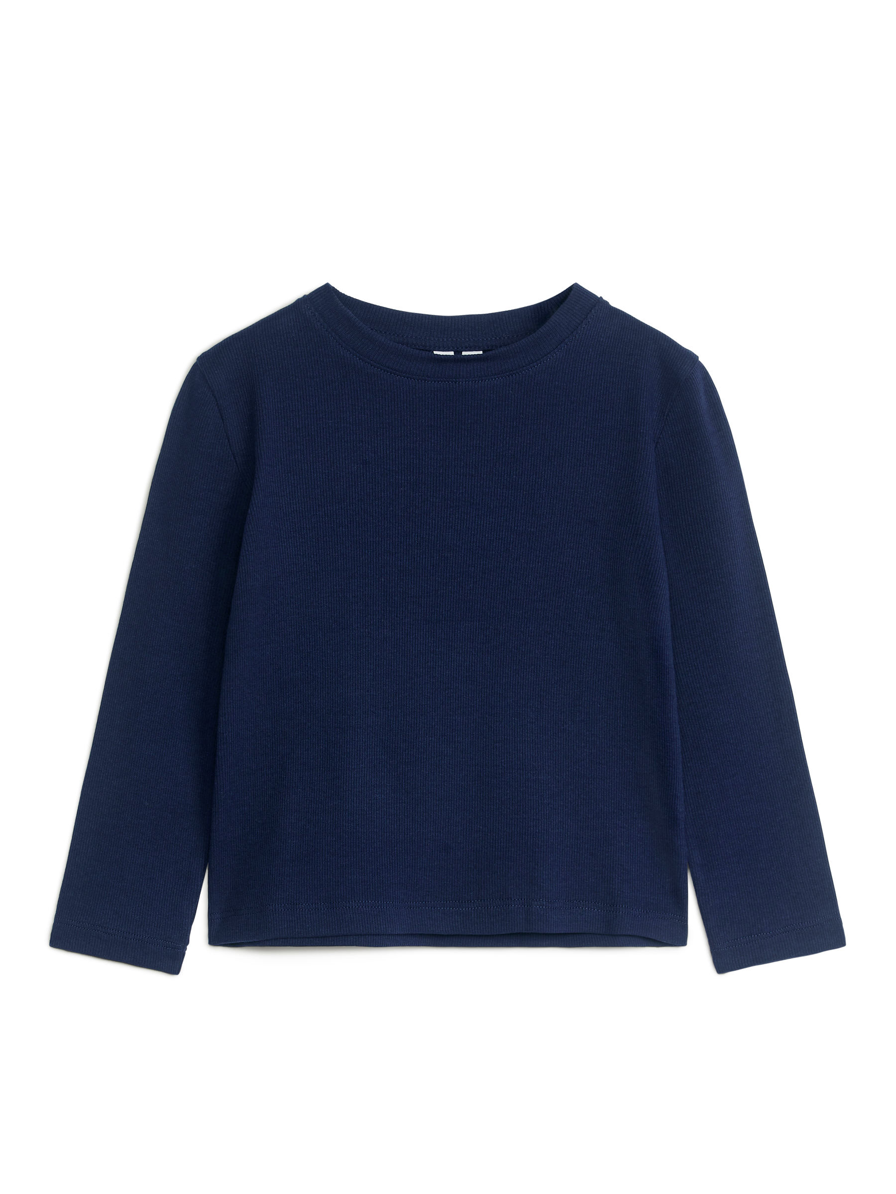Ribbed Long-Sleeve T-Shirt - Dark Blue - Slim fit - Children - StillMedia/DescriptiveStillLife - 3