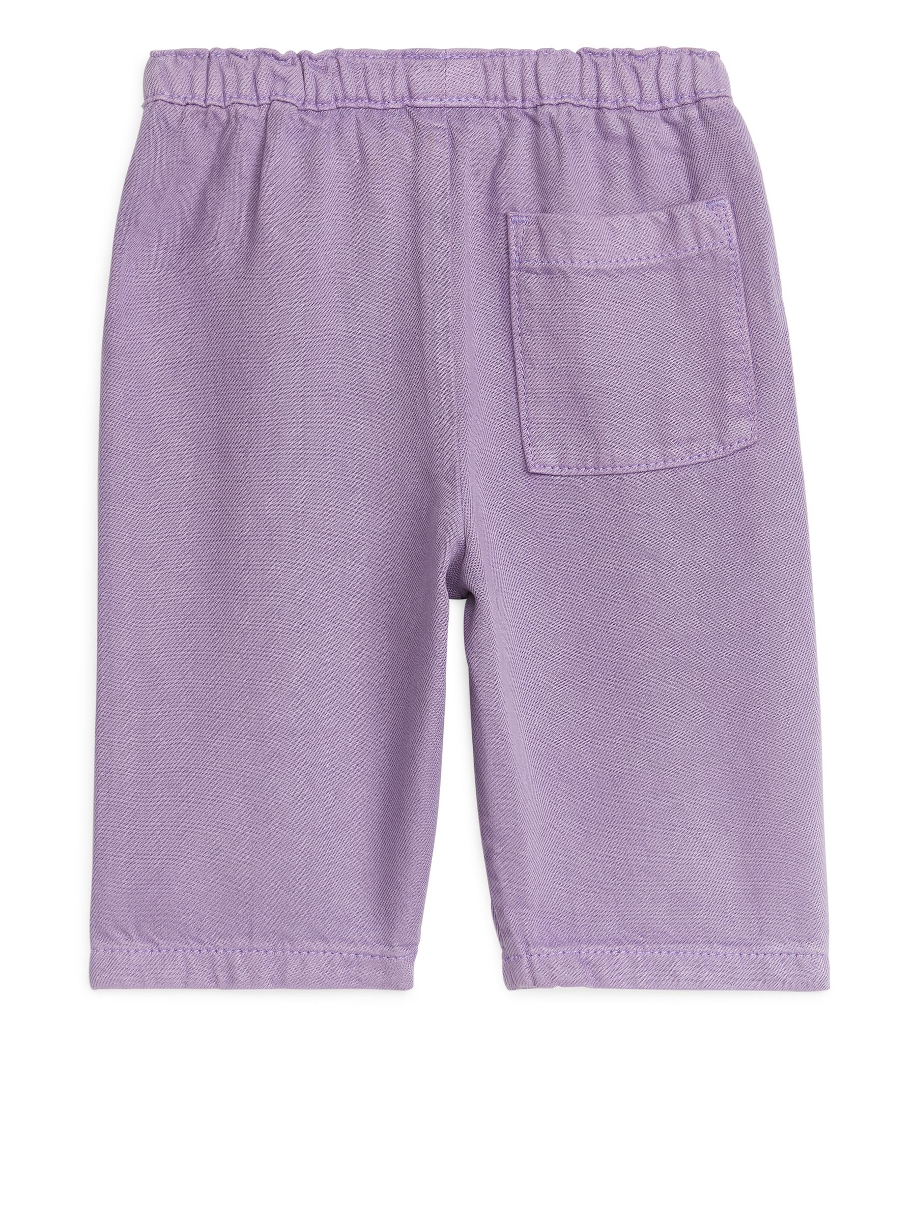 Lyocell Trousers - Lilac - Loose fit - Children - StillMedia/DescriptiveStillLife - 1