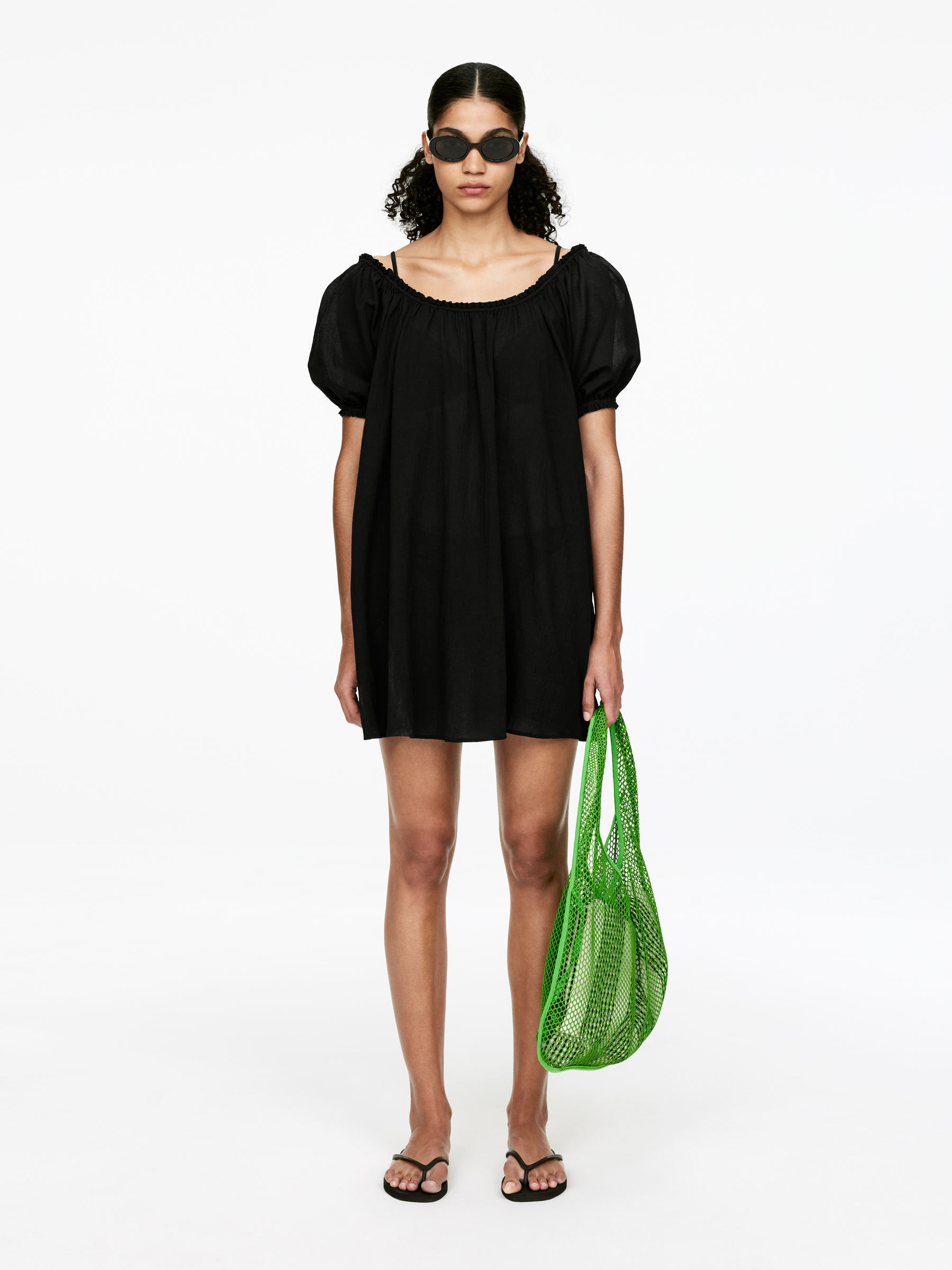 Cotton Voile Beach Dress-#272627-15239