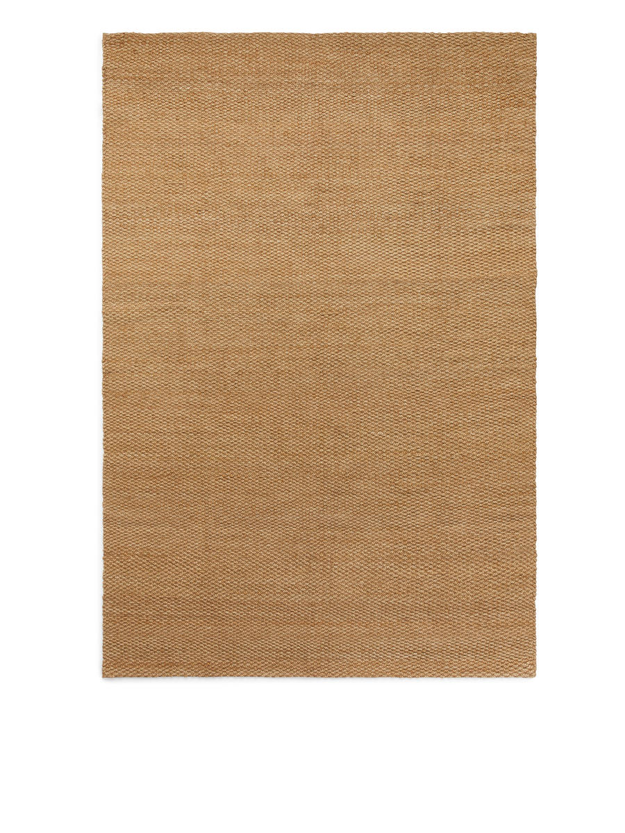 Jute Rug 200 x 300 cm-#D0C2AA-12374