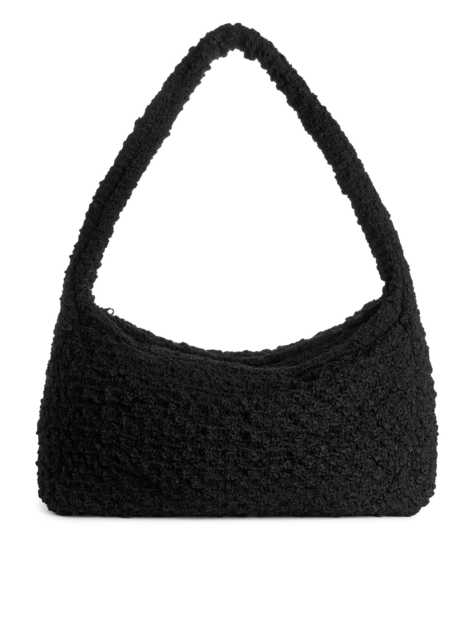 Bolso de hombro arrugado-#272628-8249