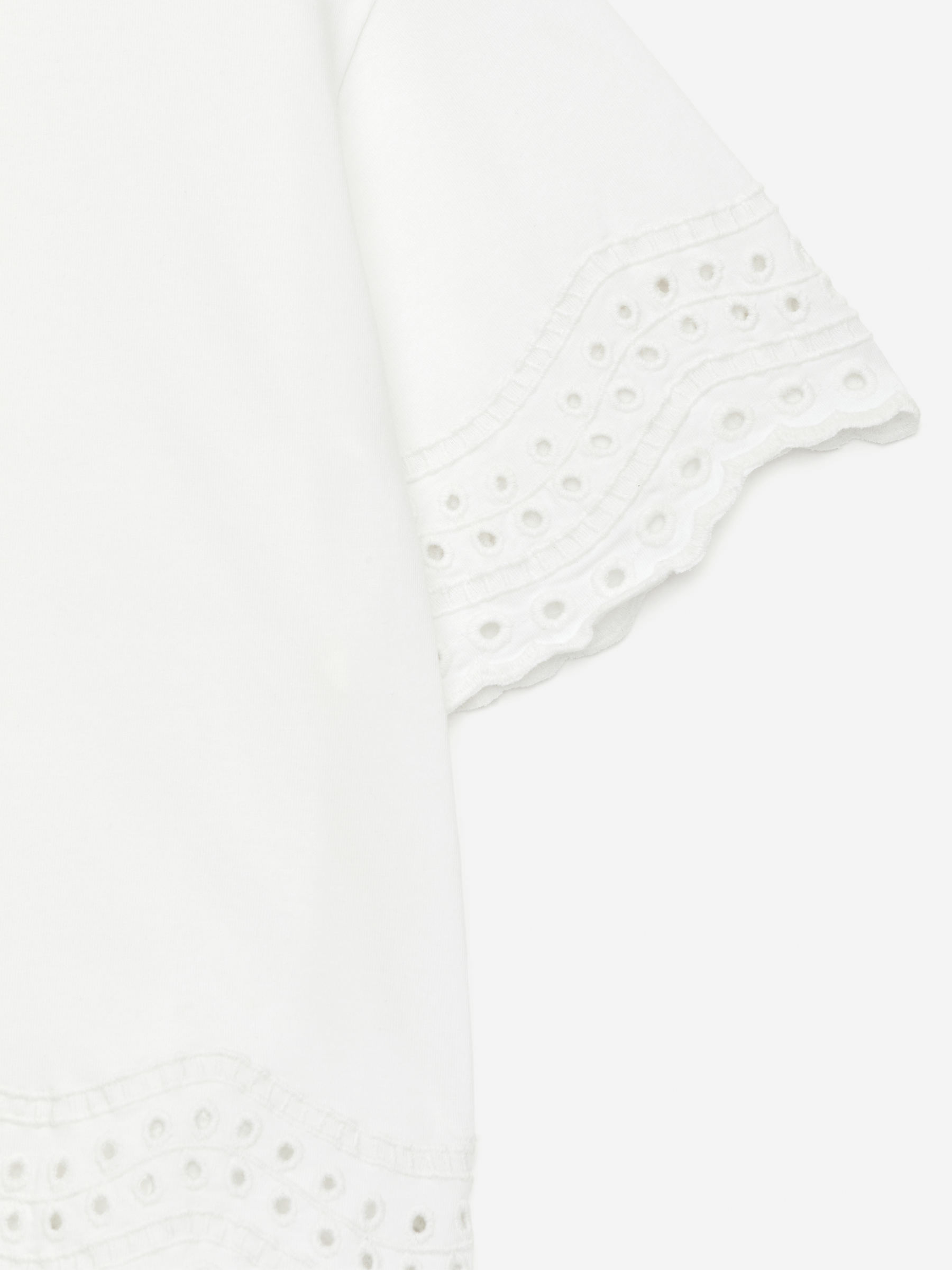 Oberteil mit Lochstickerei - Weiß - Loose Fit - Kinder - StillMedia/DescriptiveDetail - 3