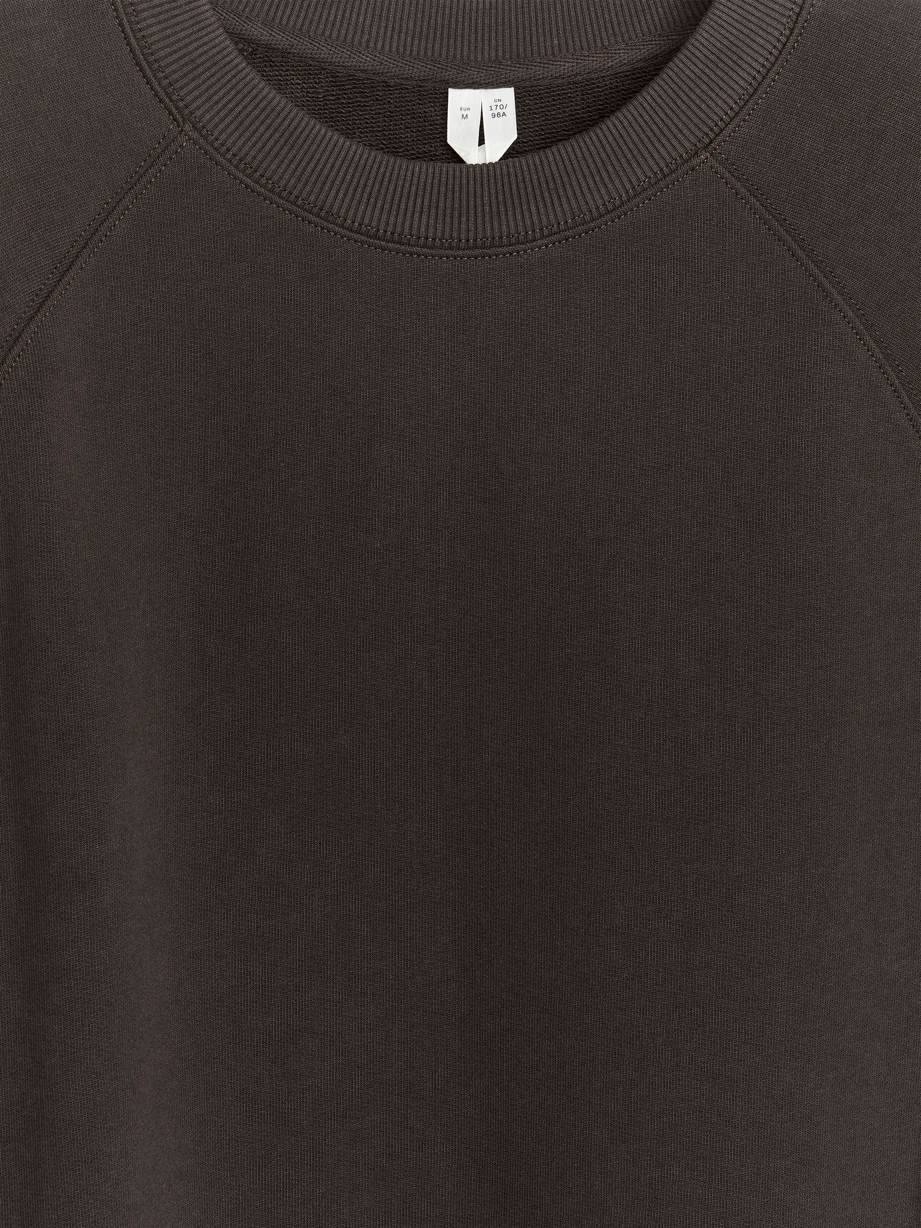 Soft French Terry Sweatshirt - Dark Brown - Loose fit - Women - StillMedia/DescriptiveDetail - 2