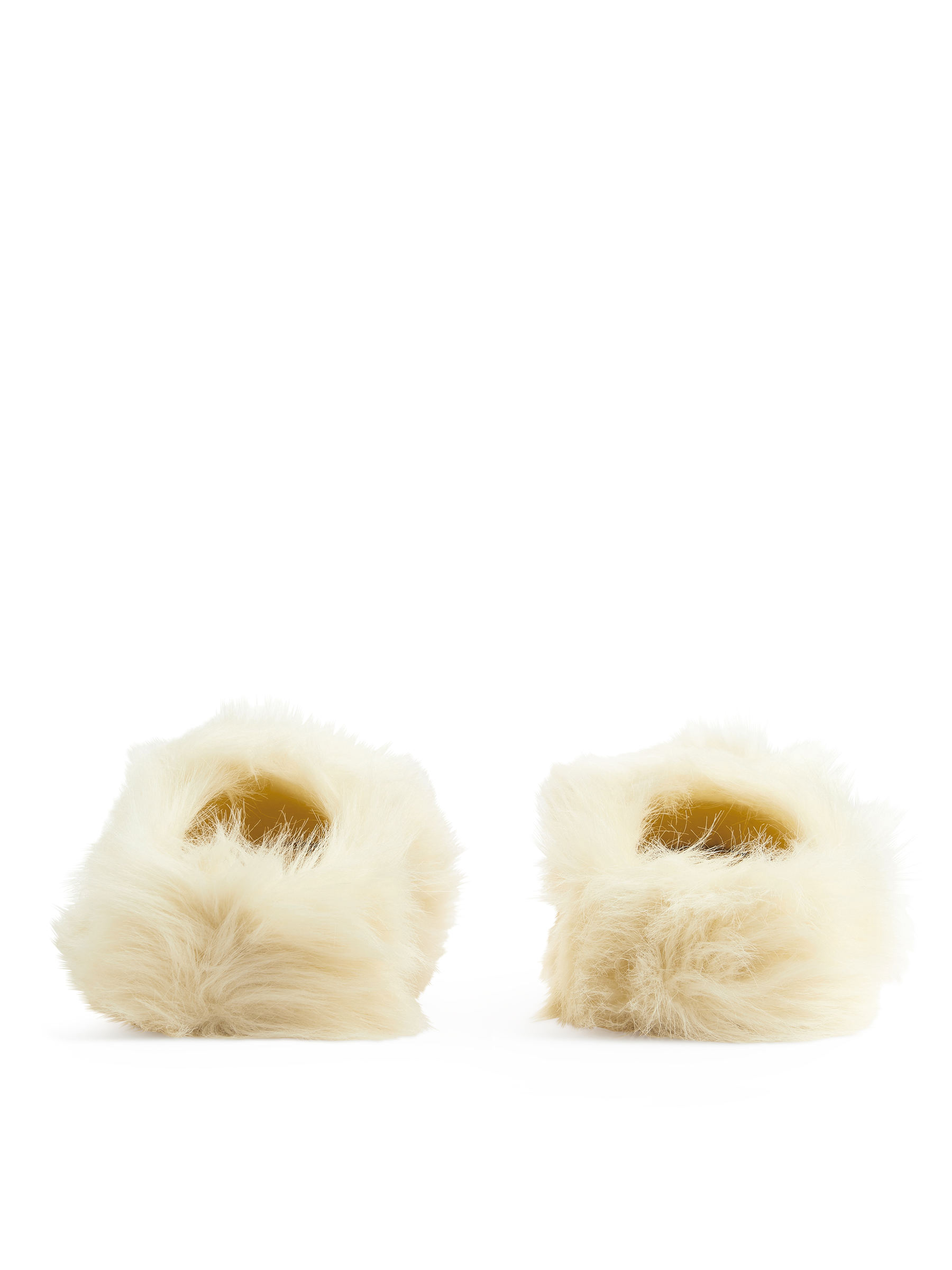 Fluffy Indoor Slippers-#DCD6C7-6329