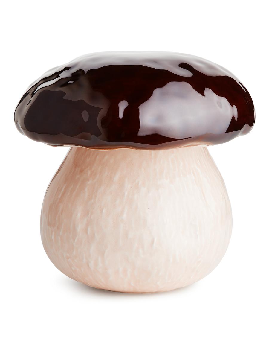 Bordallo Pinheiro Mushroom Box 18 cm-#997C6A-4731