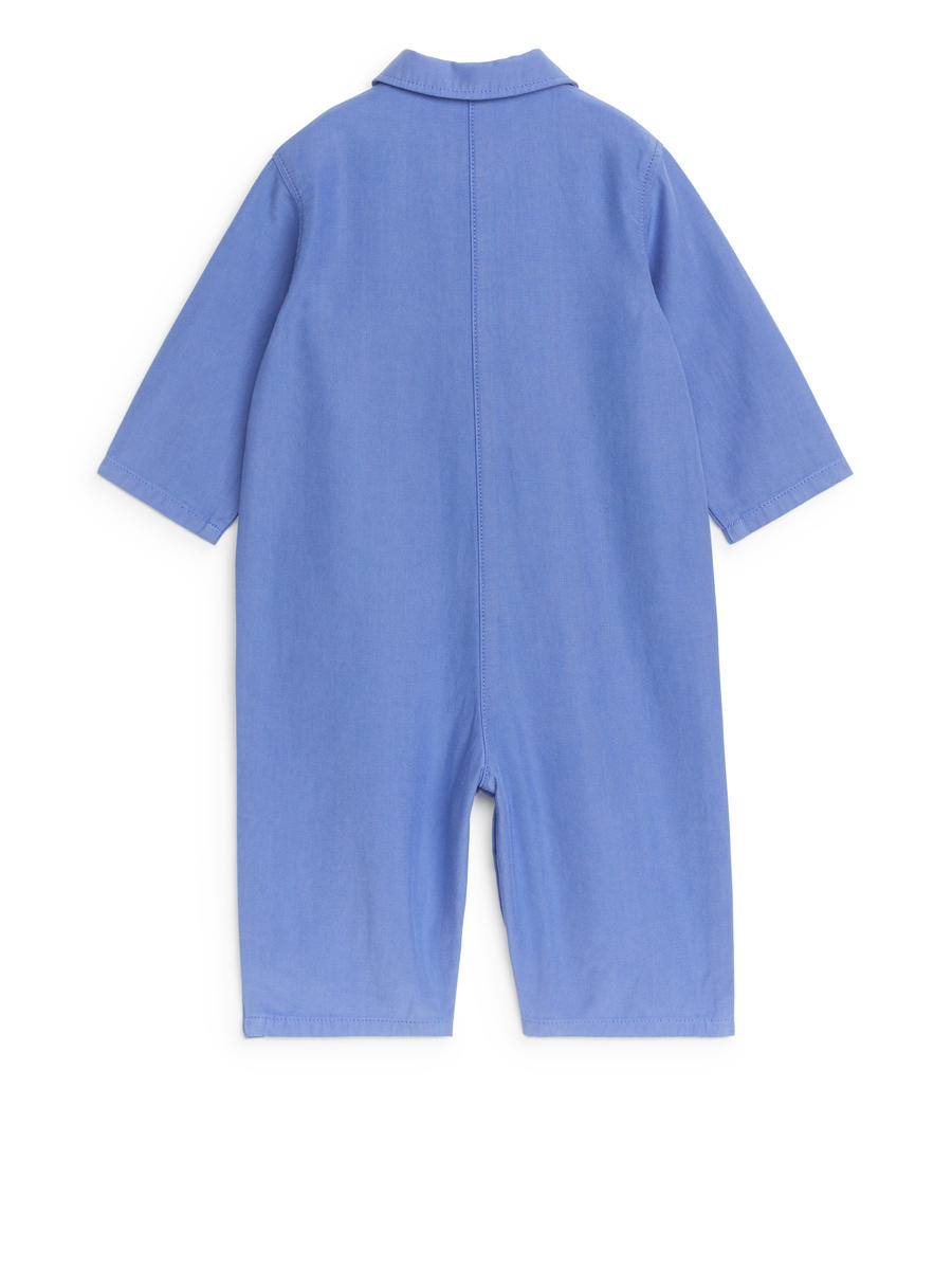 Lyocell Blend Overall - Blue - Loose fit - Children - 1214575001