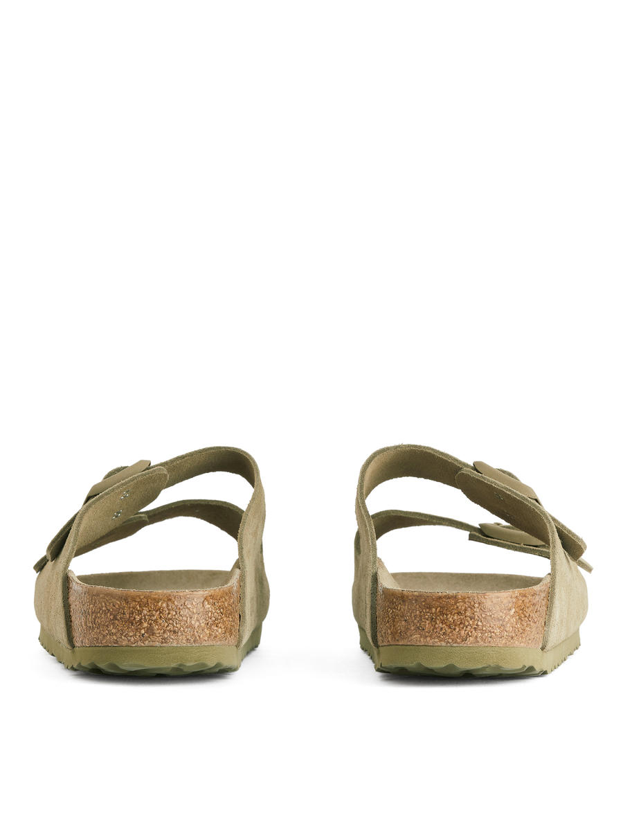 Birkenstock Arizona Suede Sandals-#A9997B-11997