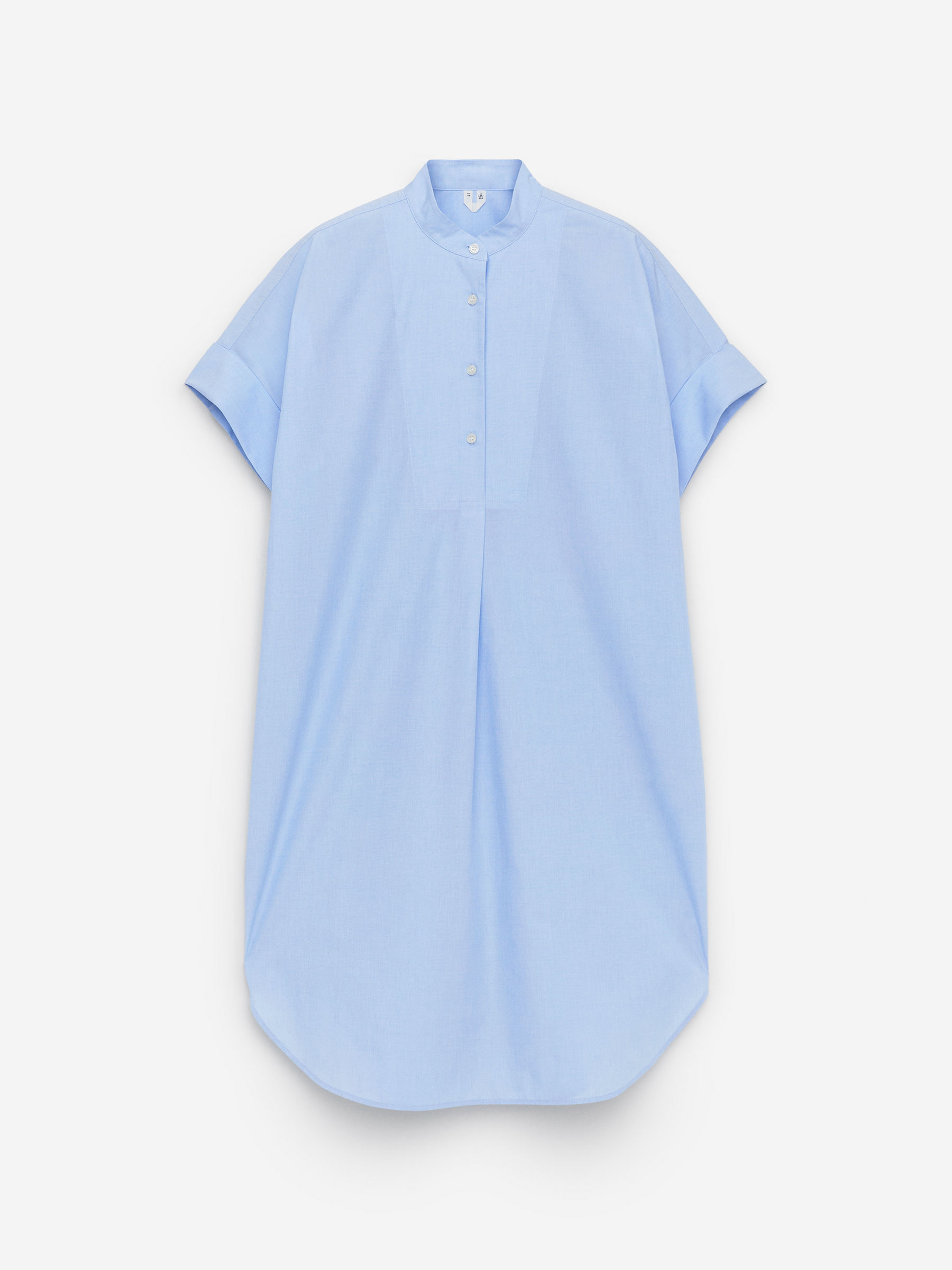 Cotton Shirt Dress-#ADBED3-15711